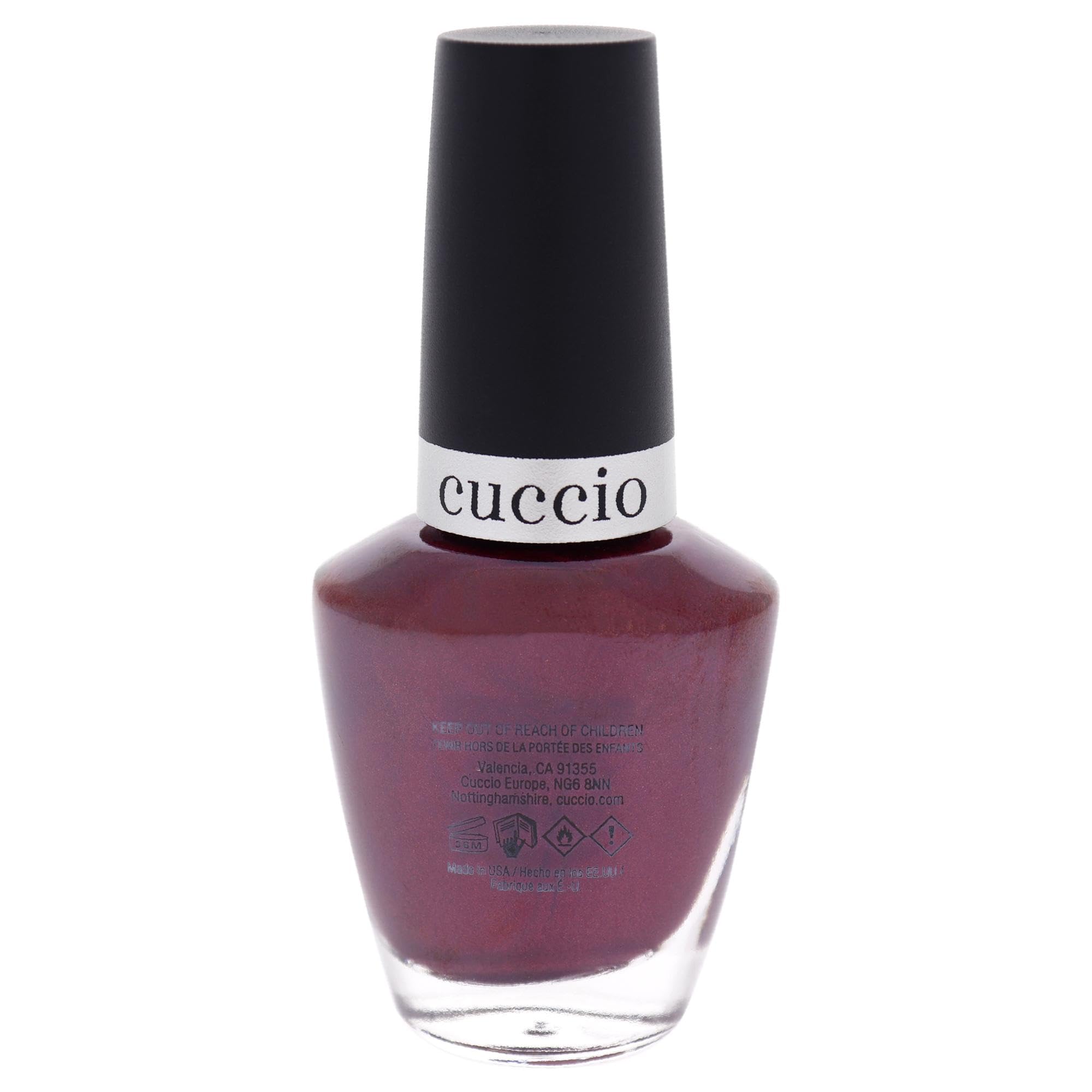 Cuccio Color Nail Polish, Moscow Red Square, .43 Ounce
