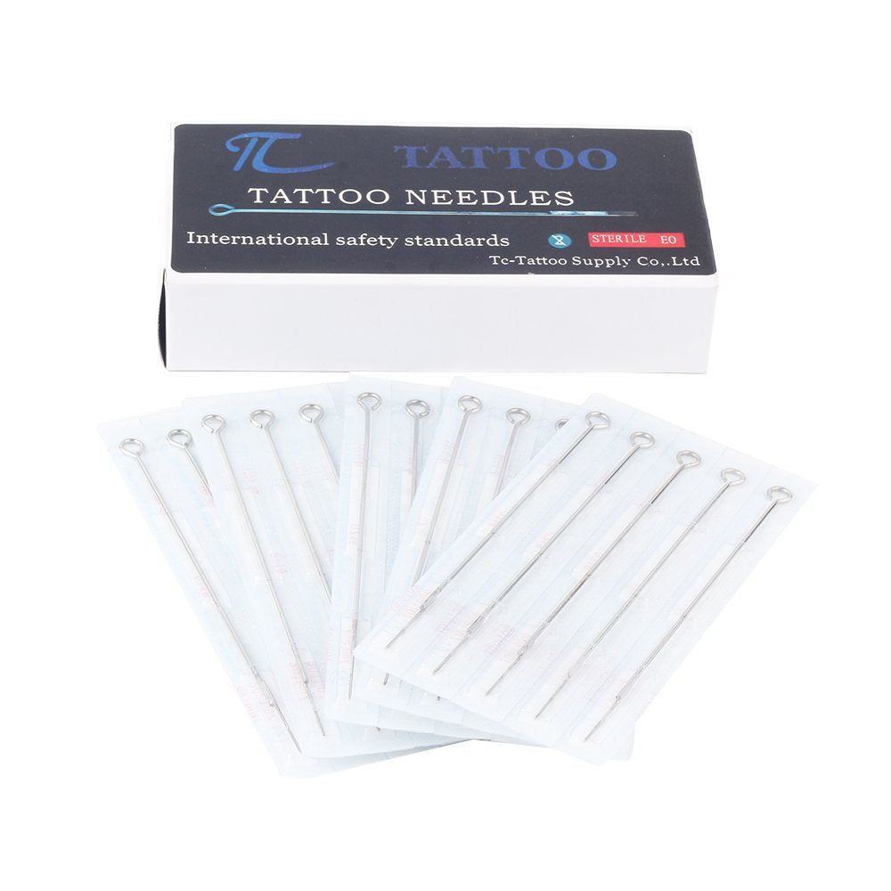 50 Tattoo Needles 5rs Tc Tattoo 5 Round Shader for Tattoo Machine Tattoo Kit