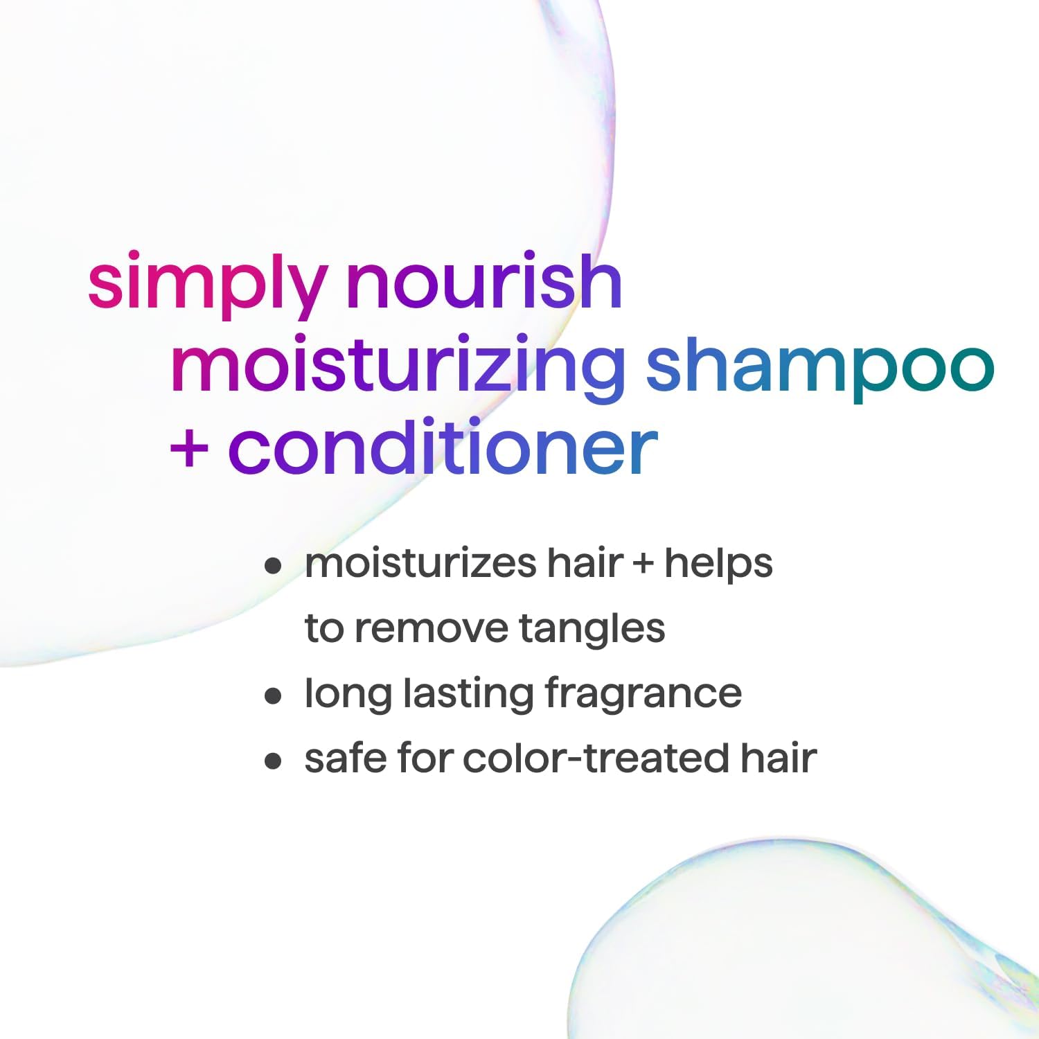 Method Moisturizing Shampoo, Simply Nourish with Shea Butter, Coconut, and Rice Milk Scent Notes, Paraben and Sulfate Free, 14 oz (Pack of 3)