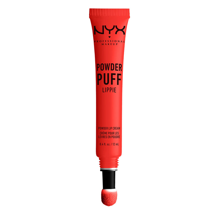 NYX PROFESSIONAL MAKEUP Powder Puff Lippie Lip Cream, Liquid Lipstick - Crushing Hard, Orange
