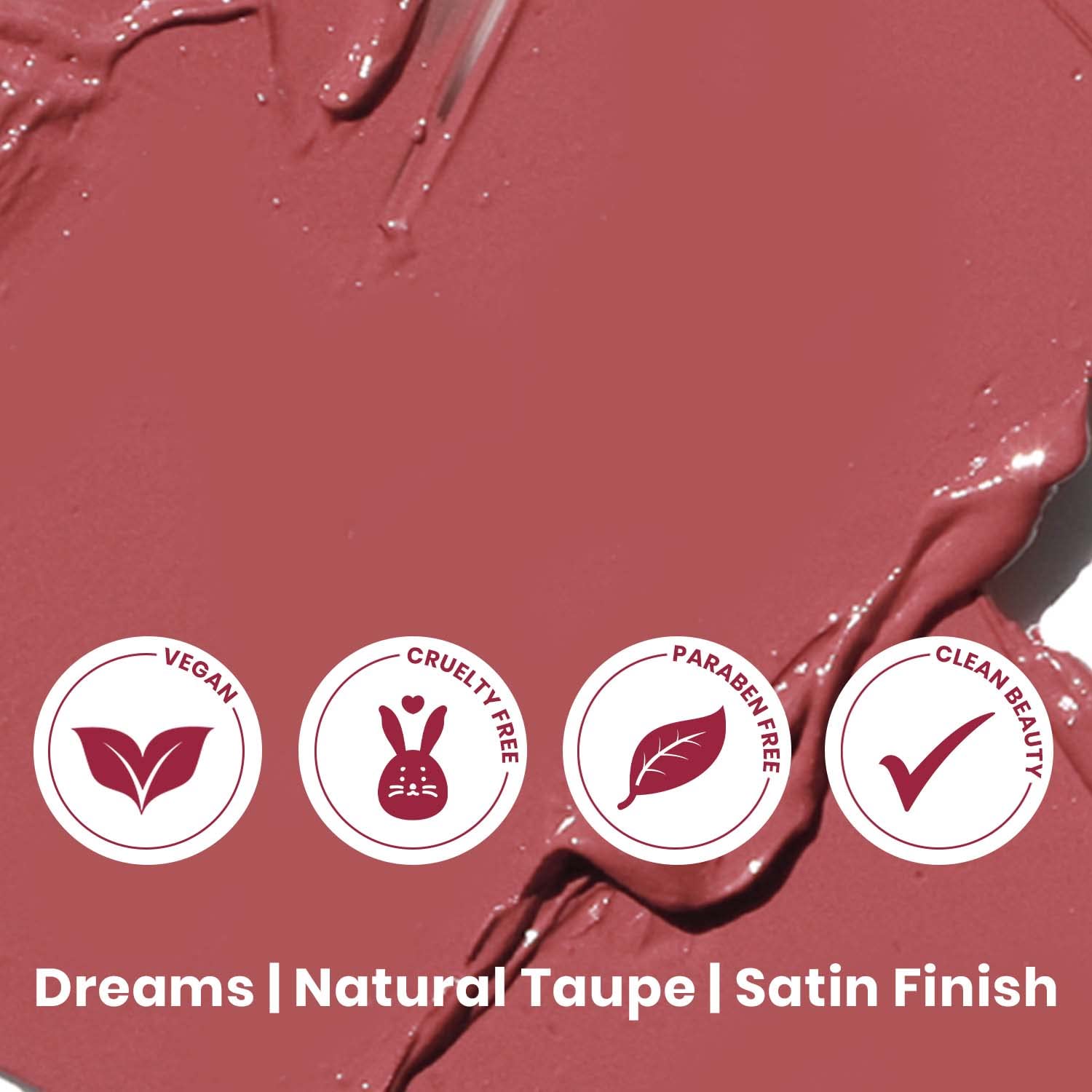 Dreams: Super Moisturizing Lipstick By Luscious Cosmetics. Vegan | Cruelty Free | Lead Free - 0.12 Ounce (Dreams)