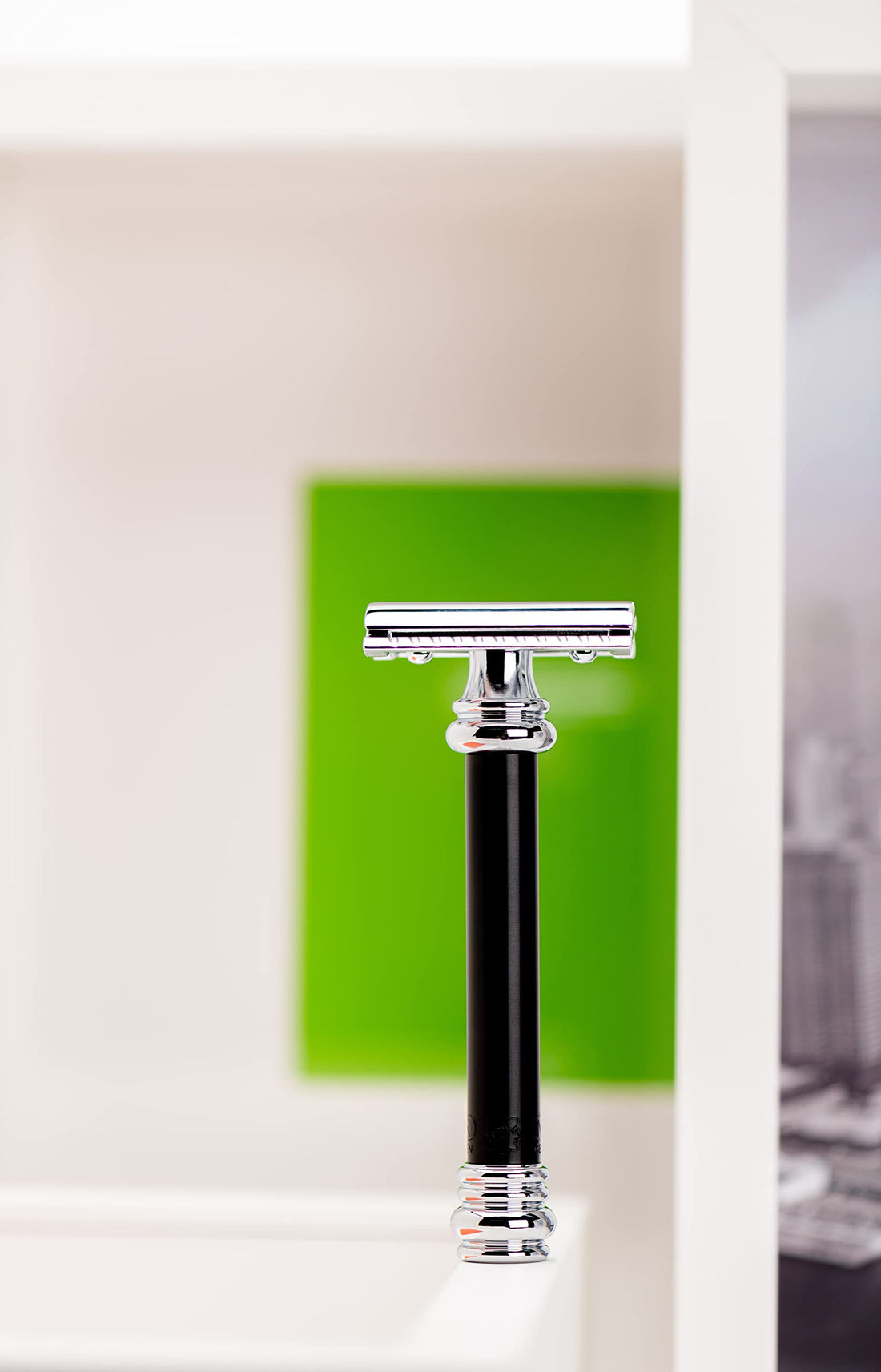 MERKUR Black Handled MK-38B Double Edge Safety Razor