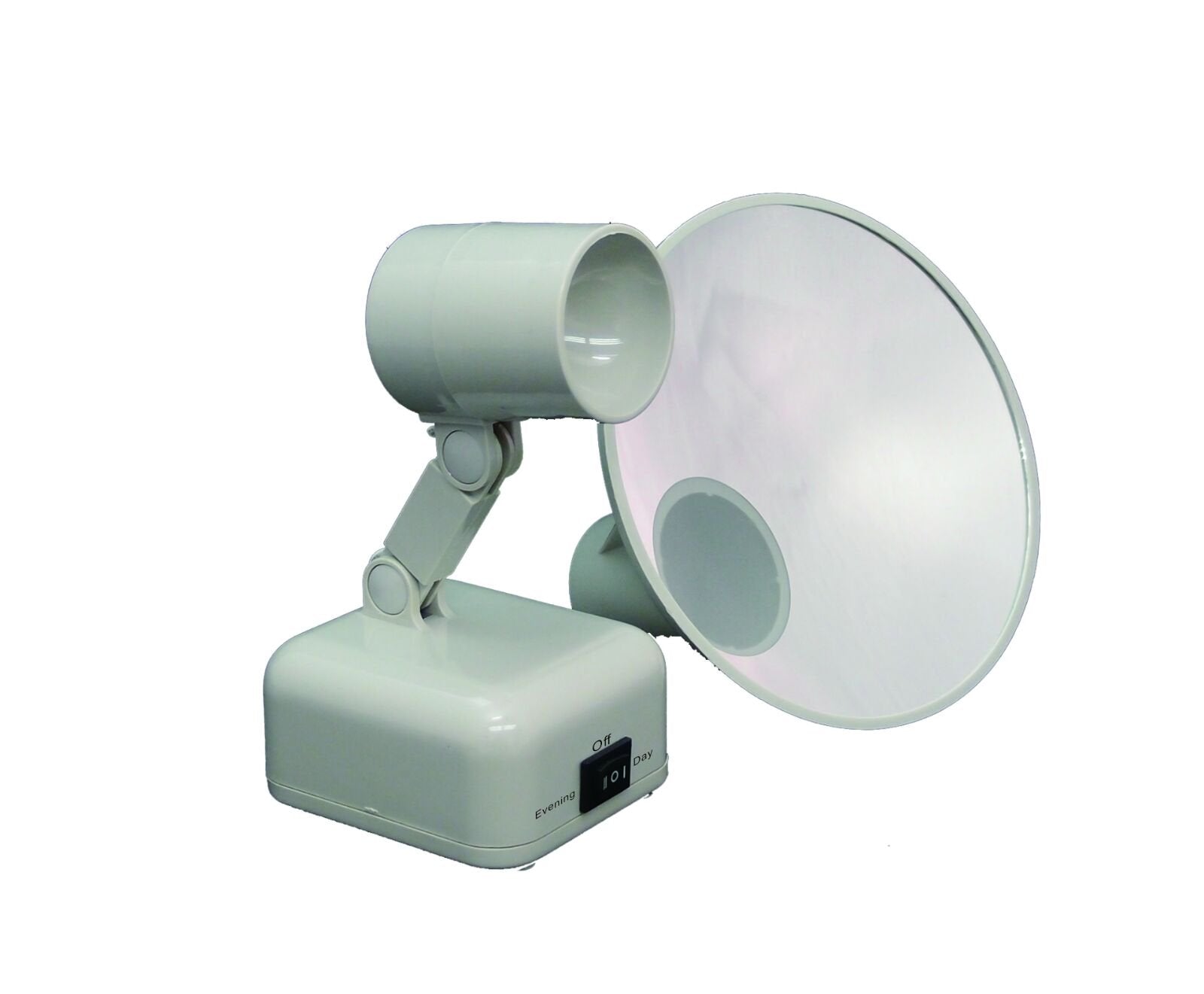 Floxite 15X Supervision Magnifying Mirror Light, Dove White