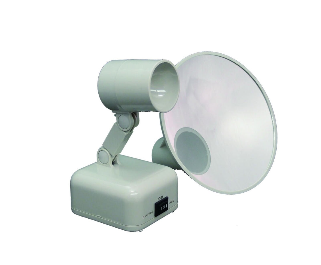 Floxite 15X Supervision Magnifying Mirror Light, Dove White