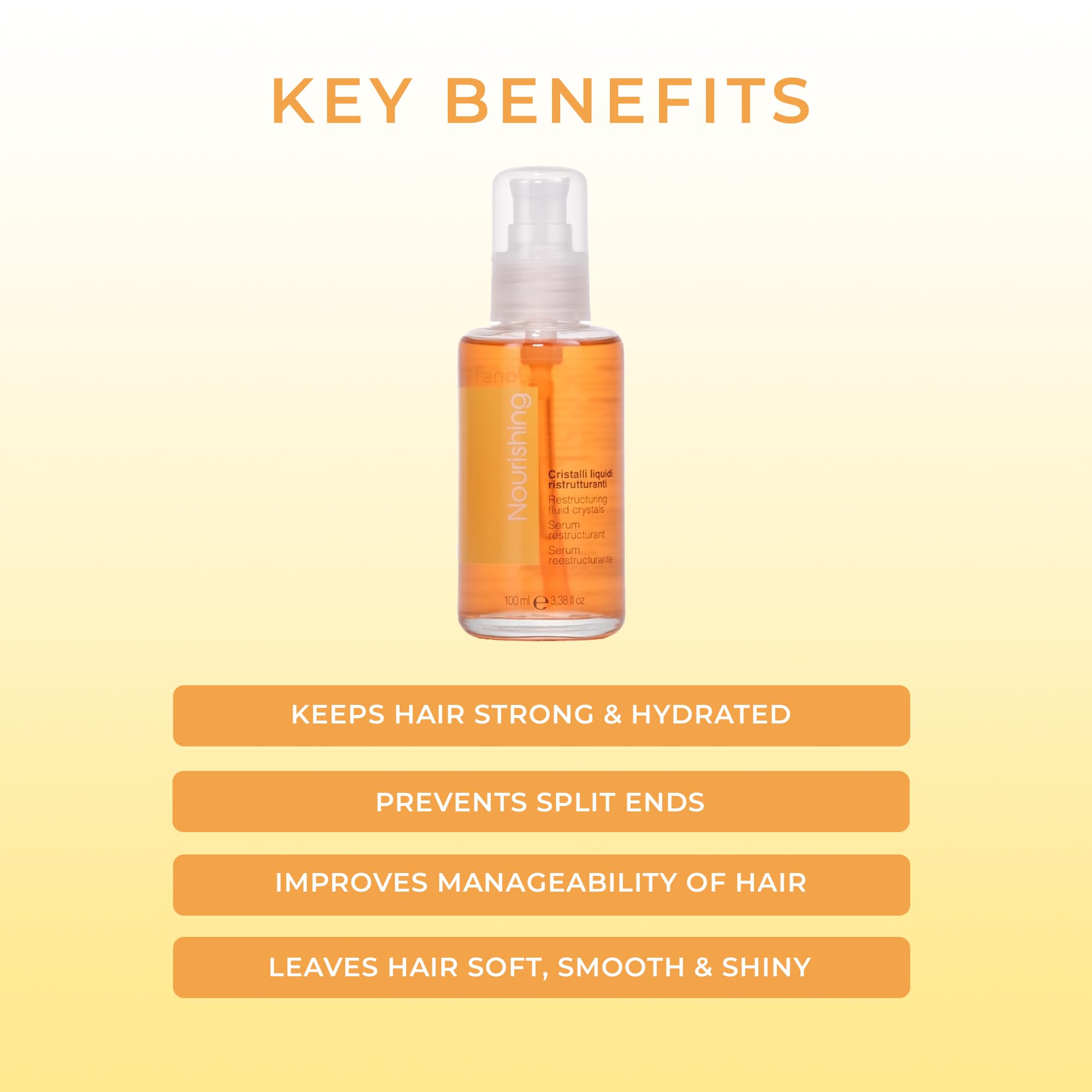 Fanola Nutri Care 100 mL Restructurin Fluid Crystals