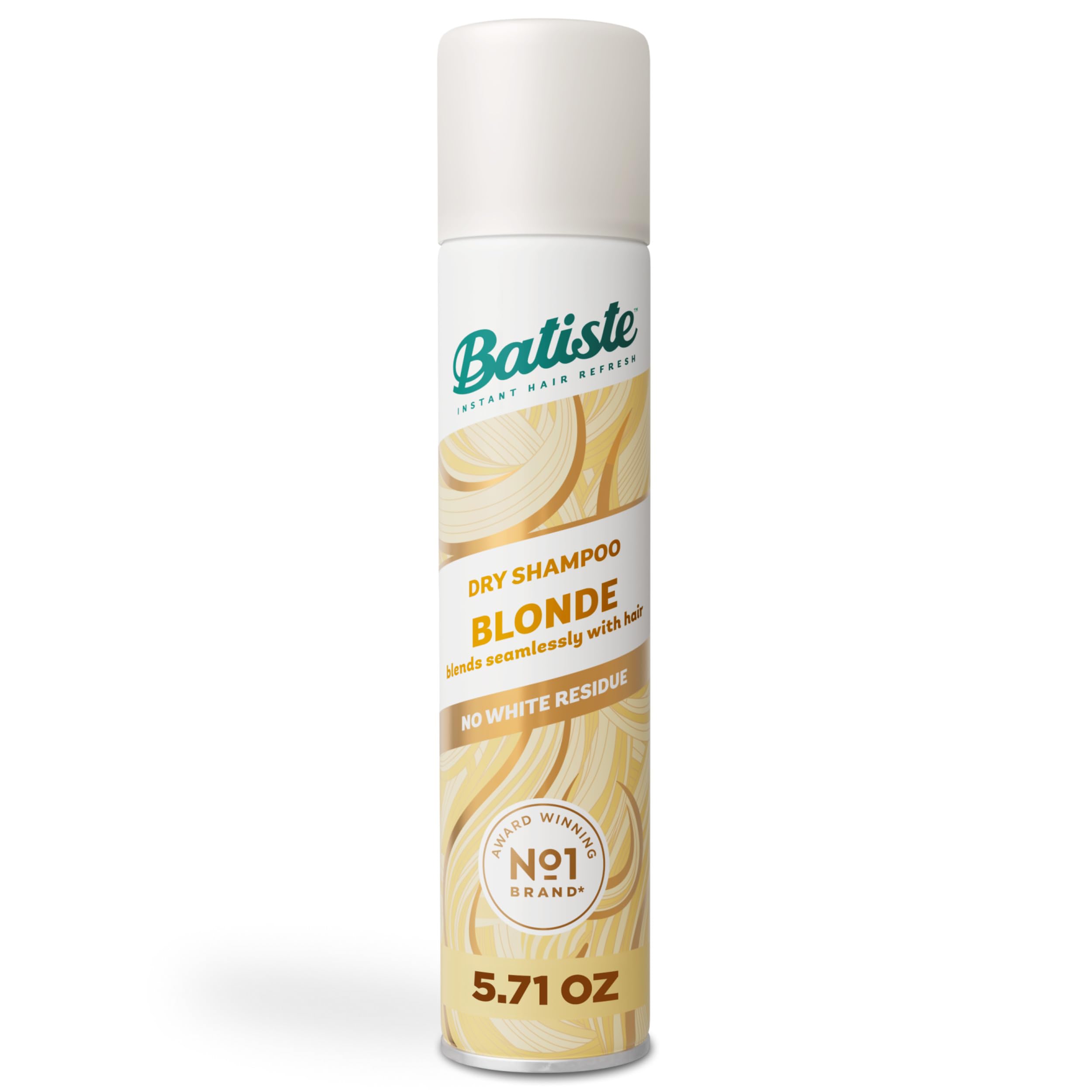 Batiste Dry Shampoo for Blonde Hair, Refresh Hair and Absorb Oil Between Washes, Waterless Shampoo for Added Hair Texture and Body, 5.71 oz
