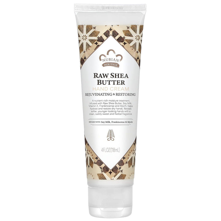 Nubian Heritage Hand Cream Raw Shea and Myrrh, 118ml