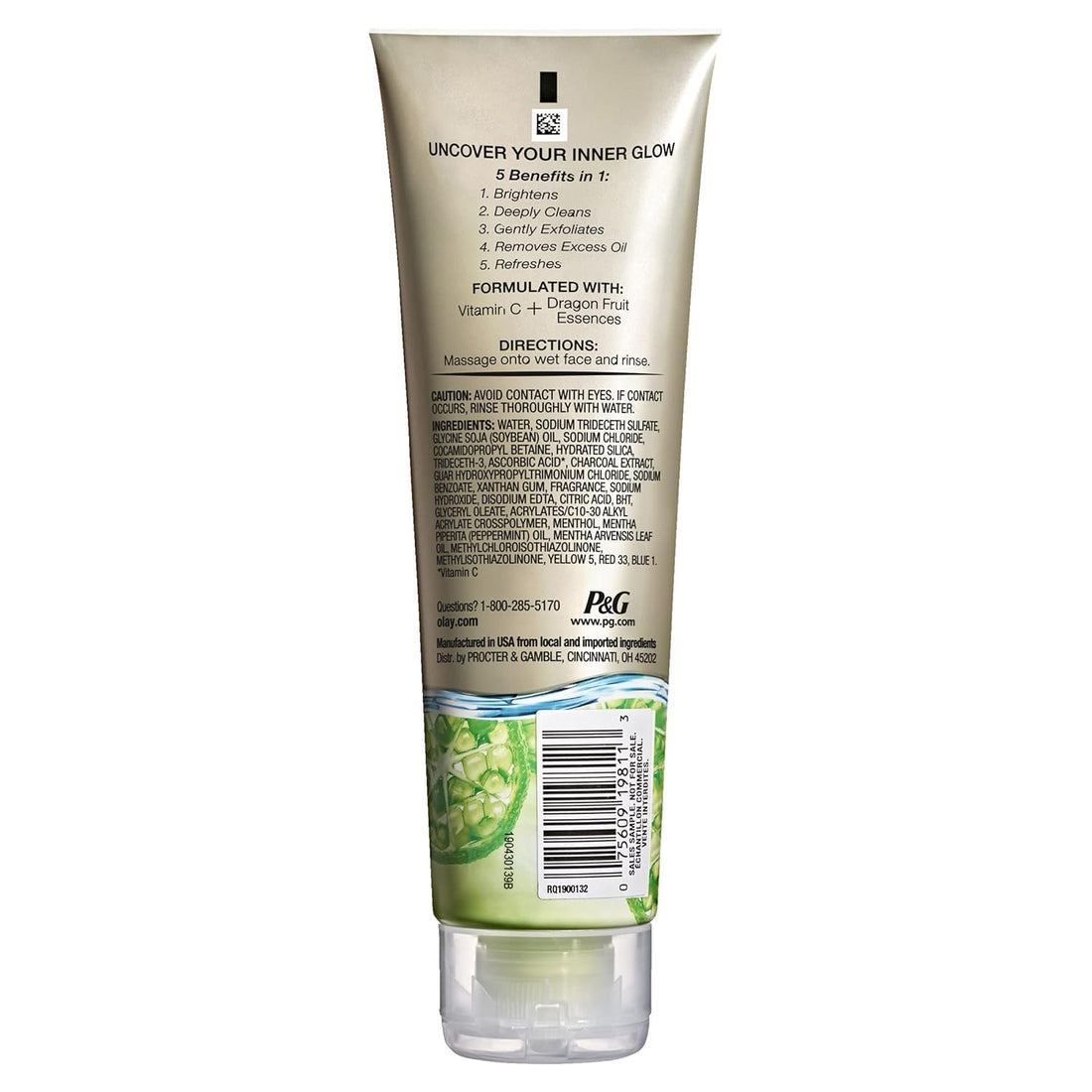 Olay Olay hydrating face scrub with vitamin c and caviar lime essence, 4.2 fl oz, 4.2 Fl Oz