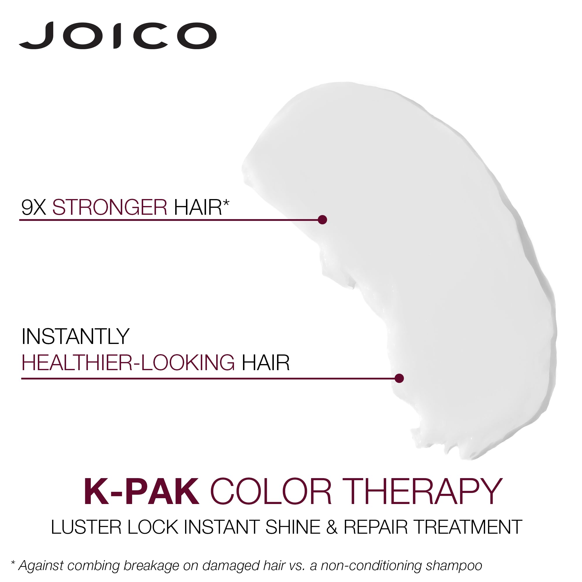 Joico K-PAK Color Therapy Luster Lock Instant Shine & Repair Treatment, 2 Count