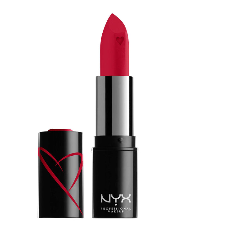 NYX PROFESSIONAL MAKEUP Shout Loud Satin Lipstick, Infused With Shea Butter - The Best (True Red)