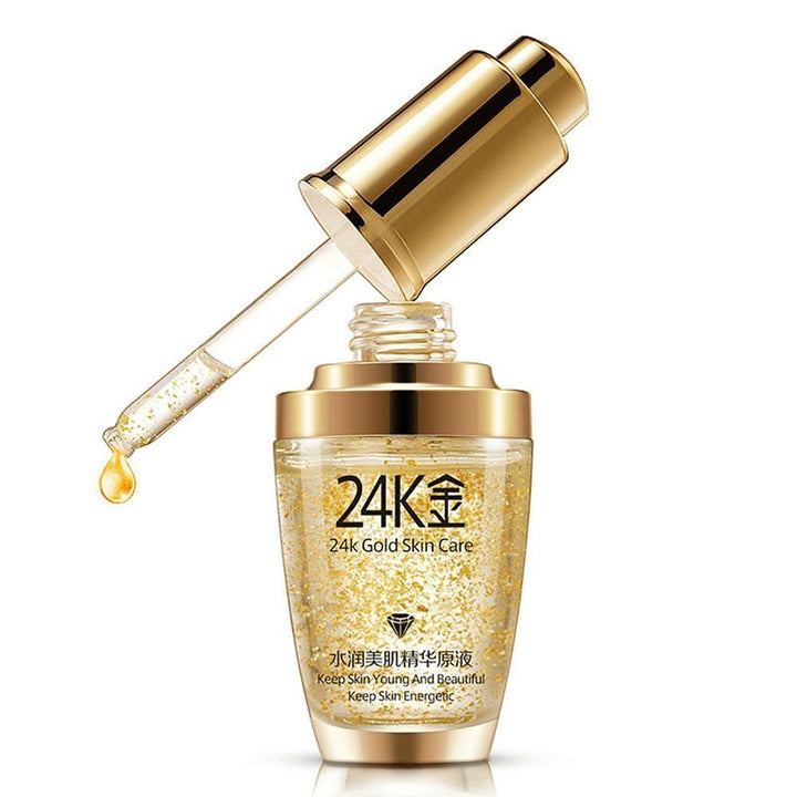 Inspired Capital L 1PC 24k Rose Gold Elixir Skin Make Up Oil Infused Beauty Oil Essential Oil Before Primer Foundation Moisturising Face Oil