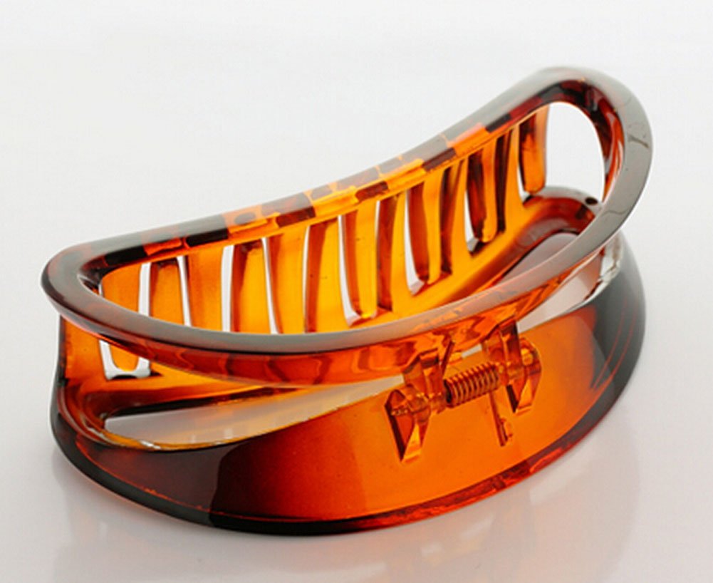 Suoirblss 2PCS Women and Girls Hair Barrettes For Thick Hair Large Chic Styling Hair Claw Clip Organic Glass Strong Holding Power Hair Clips Clamps Indoor Outdoor Hair Grip Hairpins Hairgrip