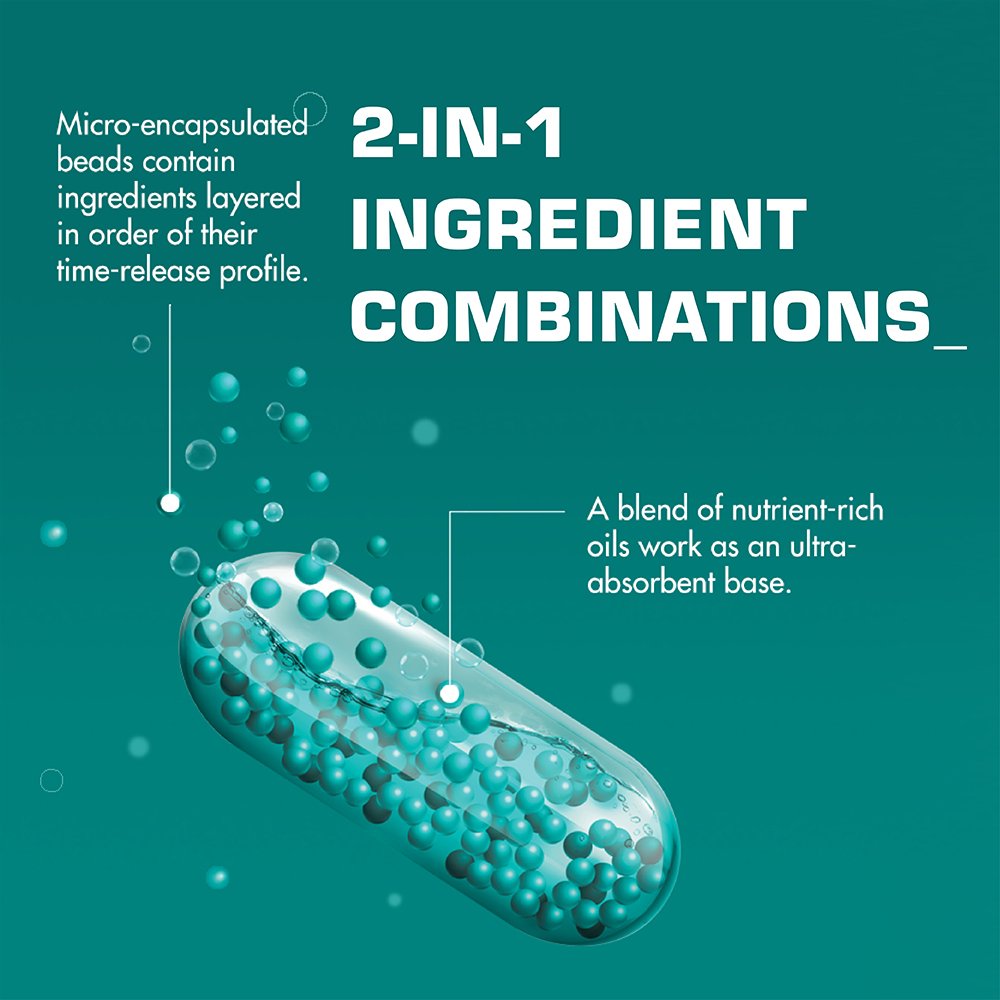 ORB Men’S MULTIVITAMIN + Fish Oil – A Complete Multi + Fish Oil |Heart Health Support, Antioxidant Support, Supports a Positive Mood, 21 Essential Vitamins – 60 Count