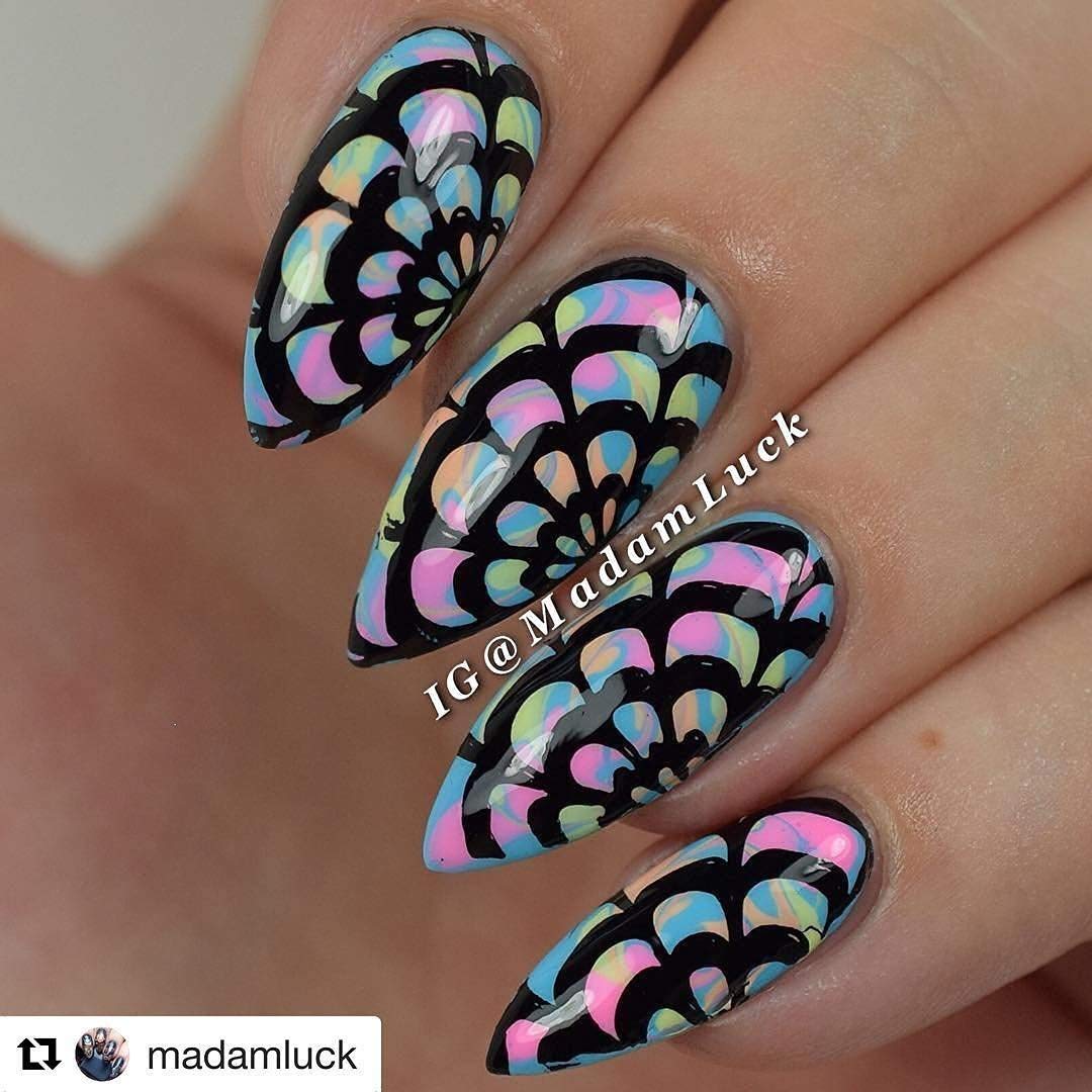 PUEEN Nail Art Stamping Marble Kit - DIY Nailart Stamping Polish Stamper Scraper Image Plate Manicure Accessories Tools Gift Set - BH000947