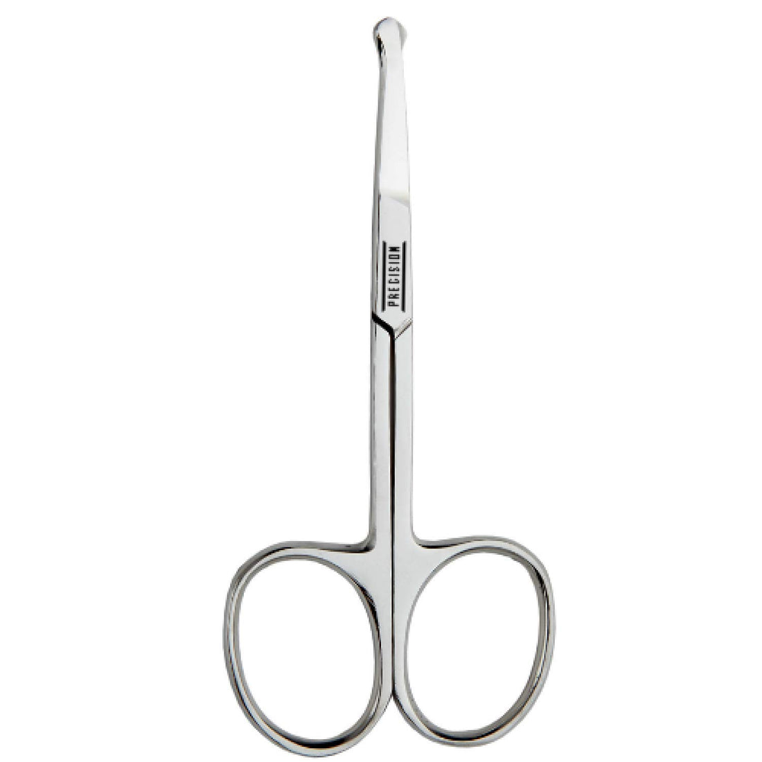BeeSpring Rounded Nose Hair Scissors. Round Tip Scissor for Ear, Eyebrow, Beard and Mustache Trimming - 3.5 Blunt Nosed Tipped Grooming Trimmer