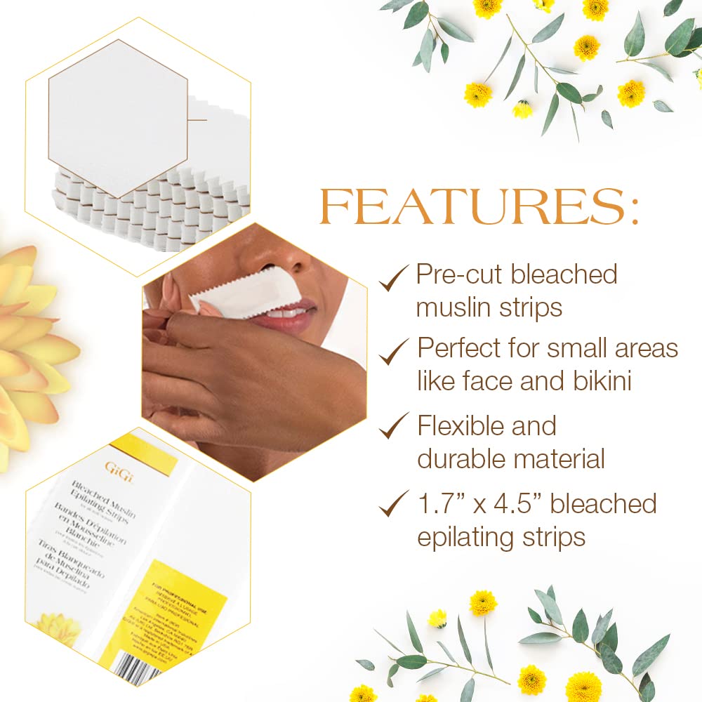 GiGi Honee Bleached Muslin Epilating Strips [0630]