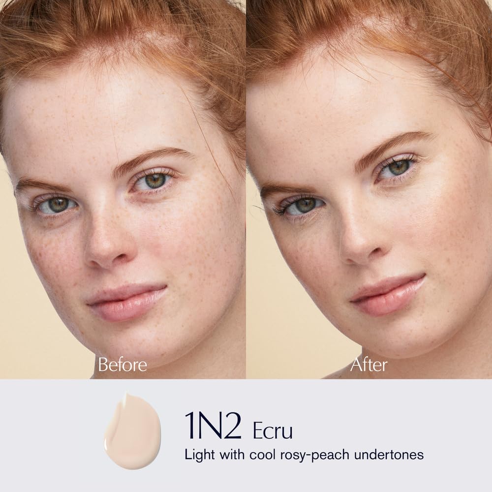 Estée Lauder Futurist Hydra Rescue Moisturizing Foundation Makeup SPF 45 for a 12-Hour Glow, 1.2 Fl Oz, 1N2 Ecru