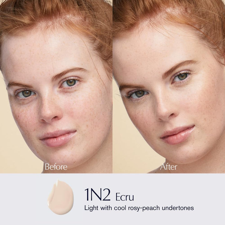 Estée Lauder Futurist Hydra Rescue Moisturizing Foundation Makeup SPF 45 for a 12-Hour Glow, 1.2 Fl Oz, 1N2 Ecru