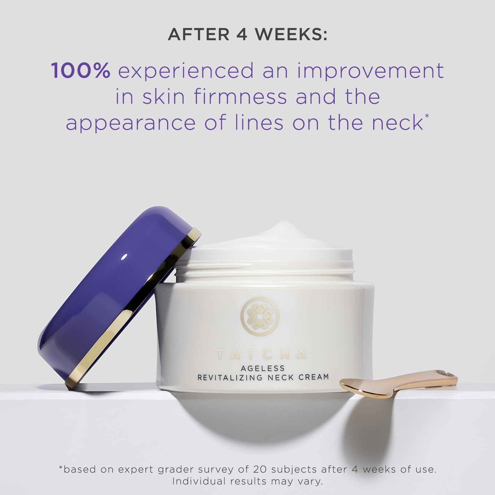 TATCHA Revitalizing Neck Cream | Hydrate, Smooth & Nourish Delicate Skin on Neck and Décolletage, 50 ml | 1.7 oz