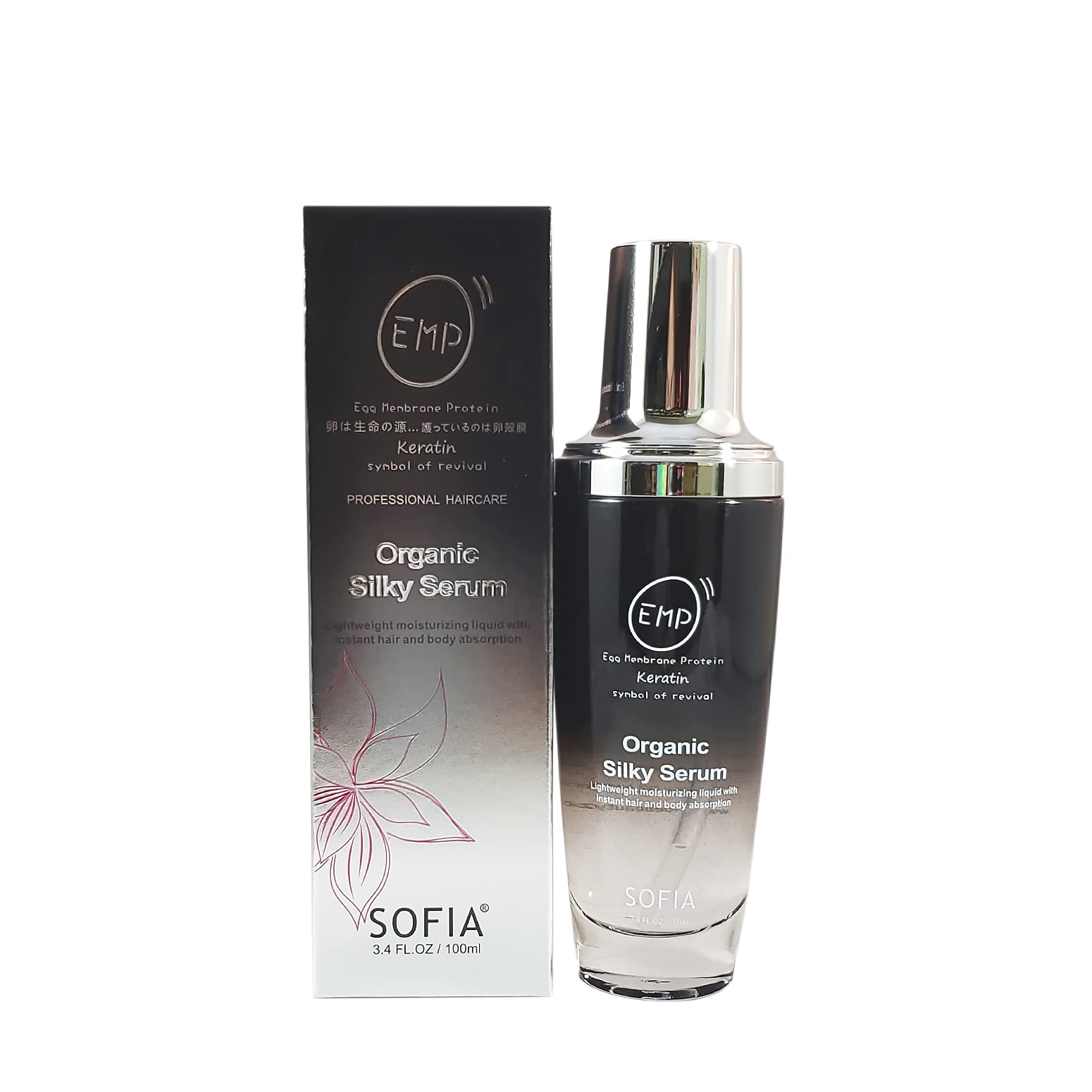 Sofia EMP Organic Silky Hair Serum 3.4oz 100ml