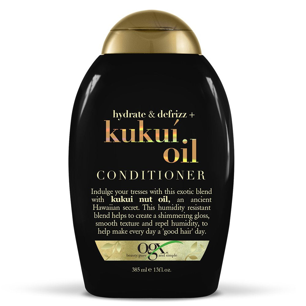 OGX Kukui Oil Conditioner, Hydrate & Defrizz, 13 Ounces