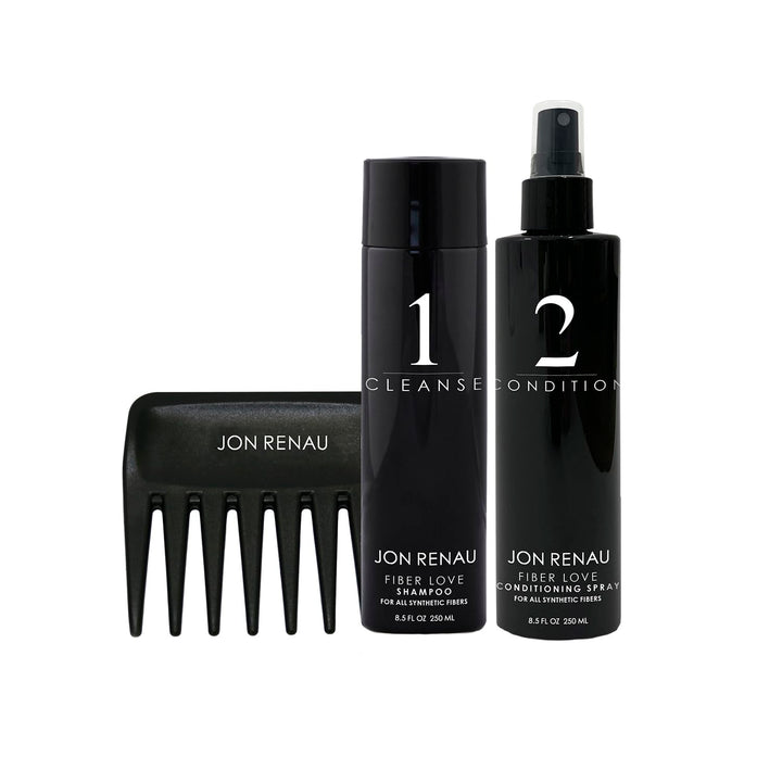 Jon Renau Synthetic Hair Care Kits (2 Piece 8 oz Bundle)