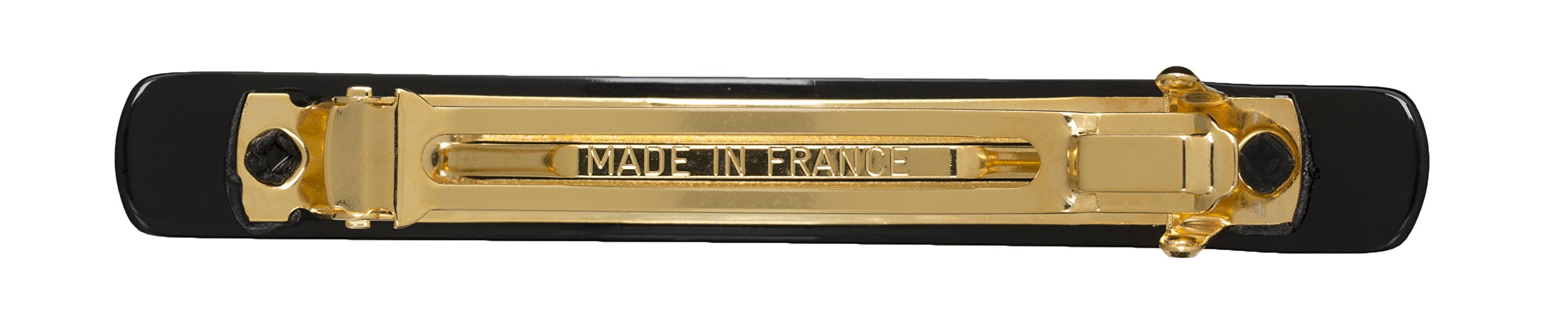 Black : France Luxe Bennington 6cm Barrette - Black