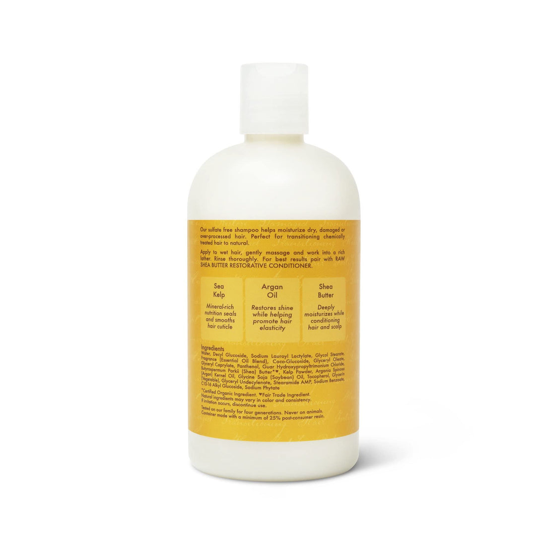 Shea Moisture Raw Shea Shampoo 13 Ounce (384ml) (6 Pack)