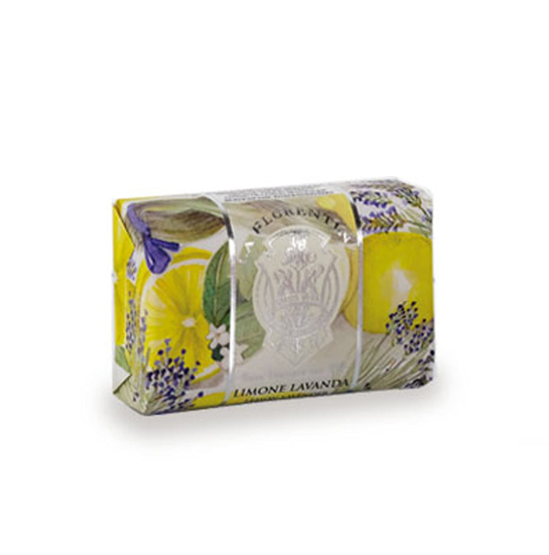 La Florentina:Limone Lavanda Bar Soap, Lemon Lavender Scent,Bellosguardo Collection - 7 Ounces (200g) Package [ Italian Import ]