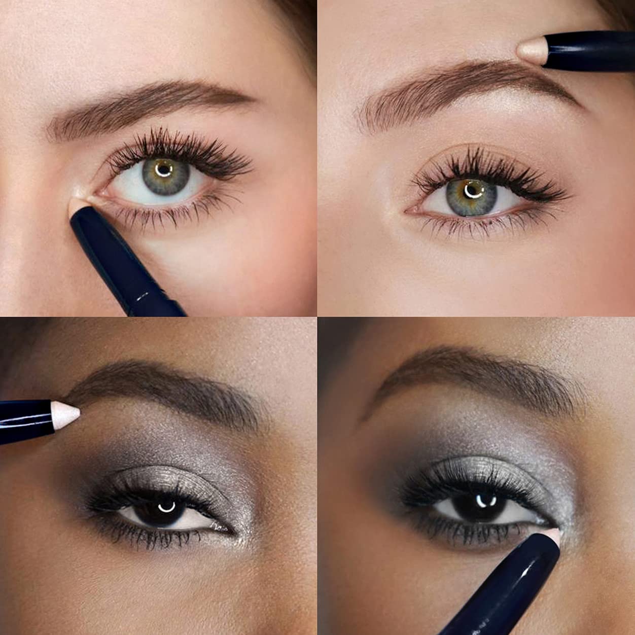 Lune+Aster RealGlow Eye Illuminator - Universal, vegan champagne illuminator highlights to effortlessly emphasize eyes for a wide-eyed effect. - paraben free, phthalates free, gluten free