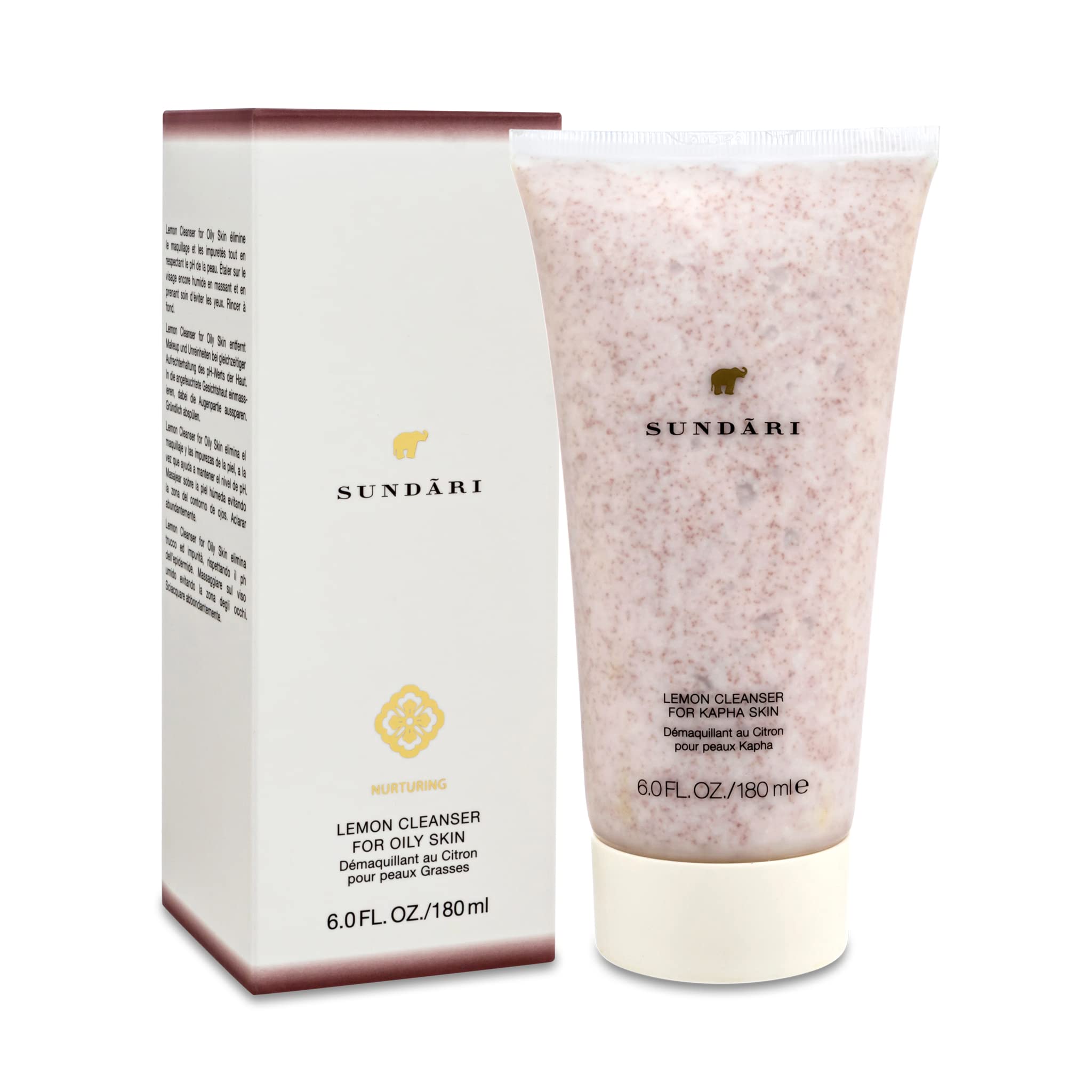 Sundari Lemon Cleanser for Oily Skin, 6 Ounce