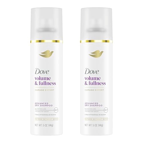 Dove Dry Shampoo for 2 Count for Oily Hair Volume & Fullness for Refreshed Hair 5 oz