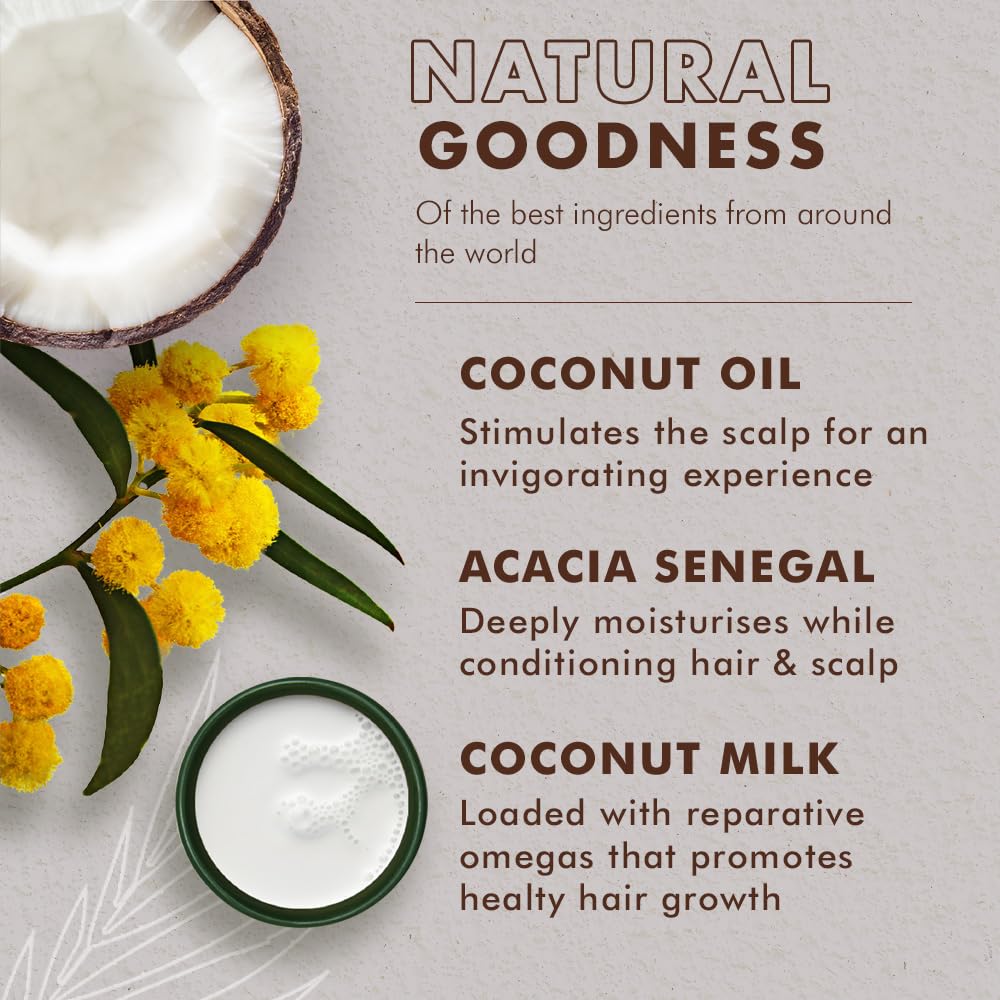 Shea Moisture 100% Virgin Coconut Oil Daily Hydration Leave-In Treatment w/ Coconut Milk & Acacia Senegal, Pack of 1