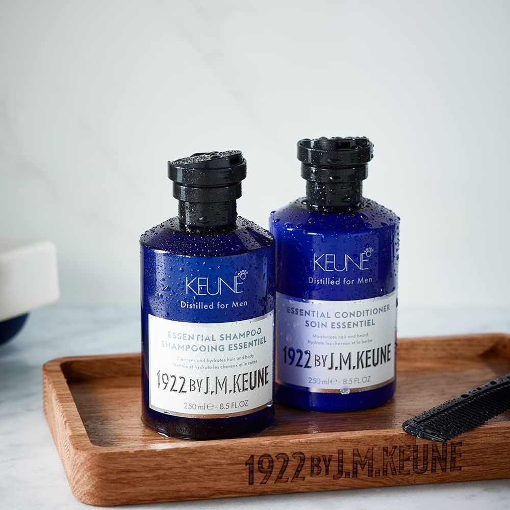 1922 by J.M. Keune Essential Conditioner, Moisturizing & Strengthening Conditioner for Men, 8.5 Fl Oz