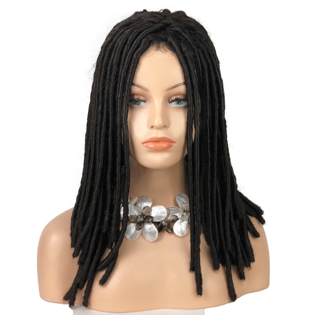 4# Dark Brown : Lydell Twist Hair Crotchet Braids Wigs Synthetic Dreadlocks Braids Hair Wig (4# Dark Brown)