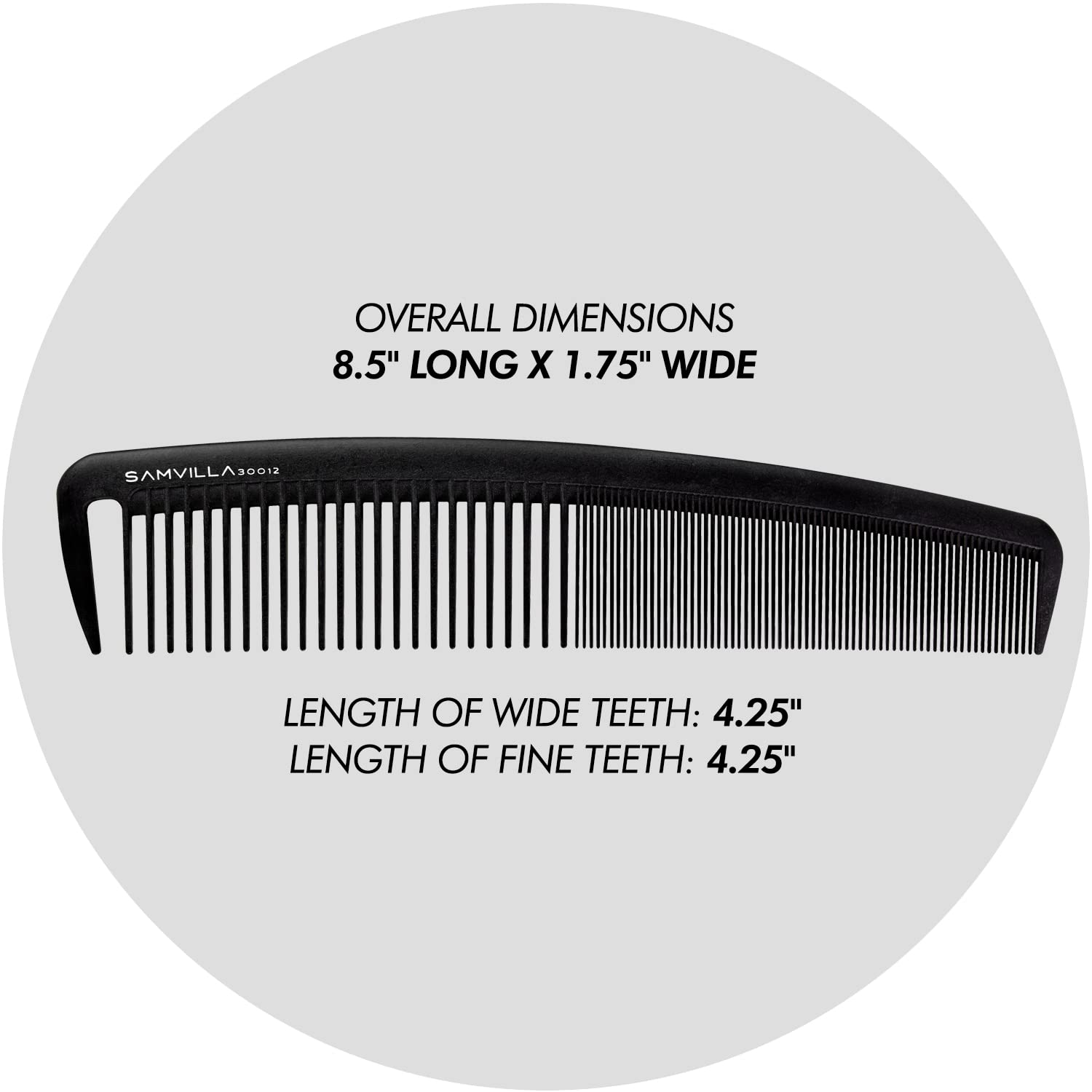Sam Villa Signature Series Wide Cutting Comb