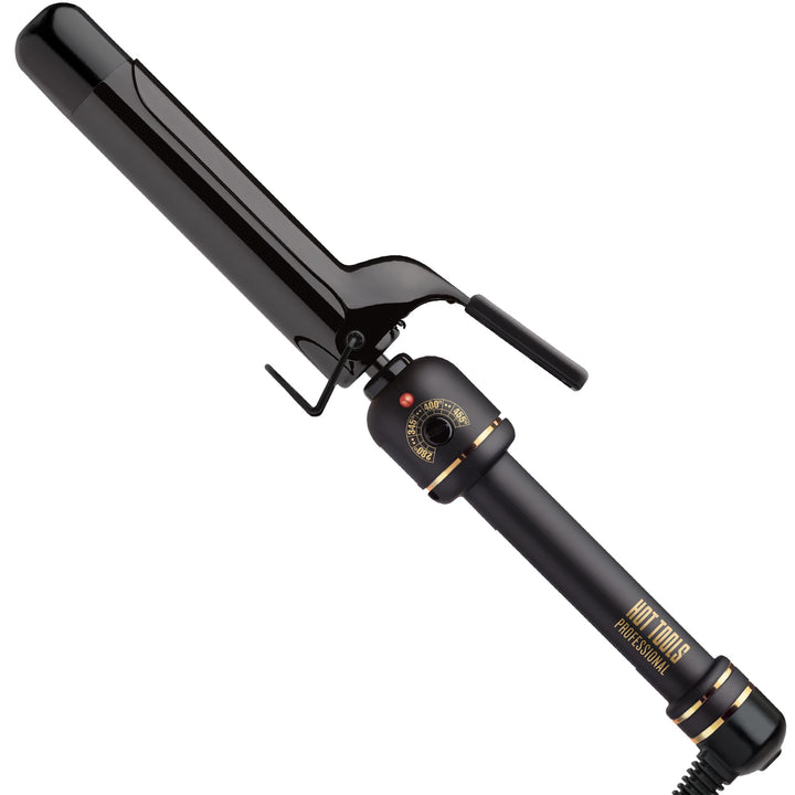 Hot Tools Professional Black Gold Curling Iron/ Wand for Long Lasting Curls, 1 Ã‚¼ Inches