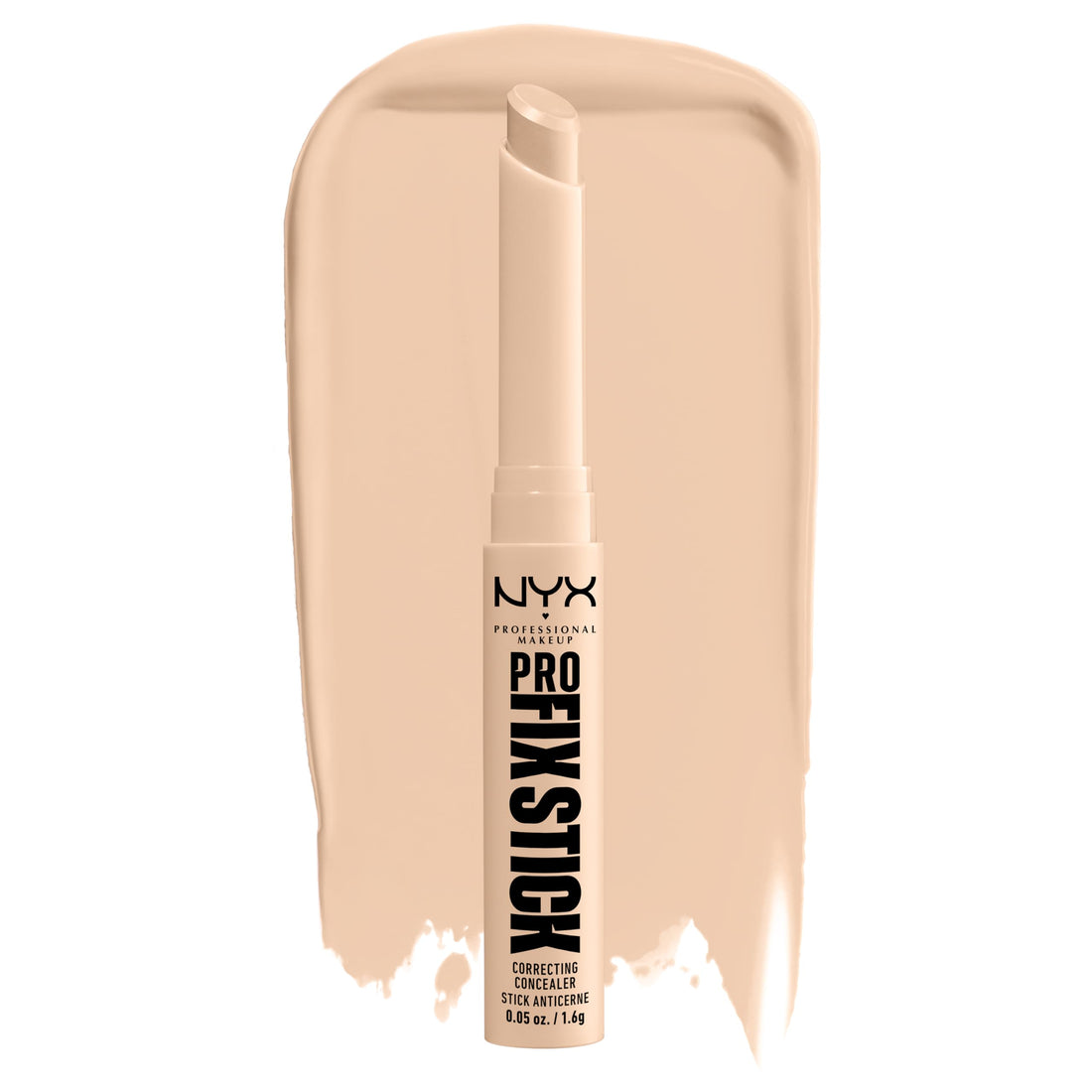 NYX PROFESSIONAL MAKEUP Pro Fix Stick Correcting Concealer, Buildable Medium Coverage Concealer Stick - Alabaster