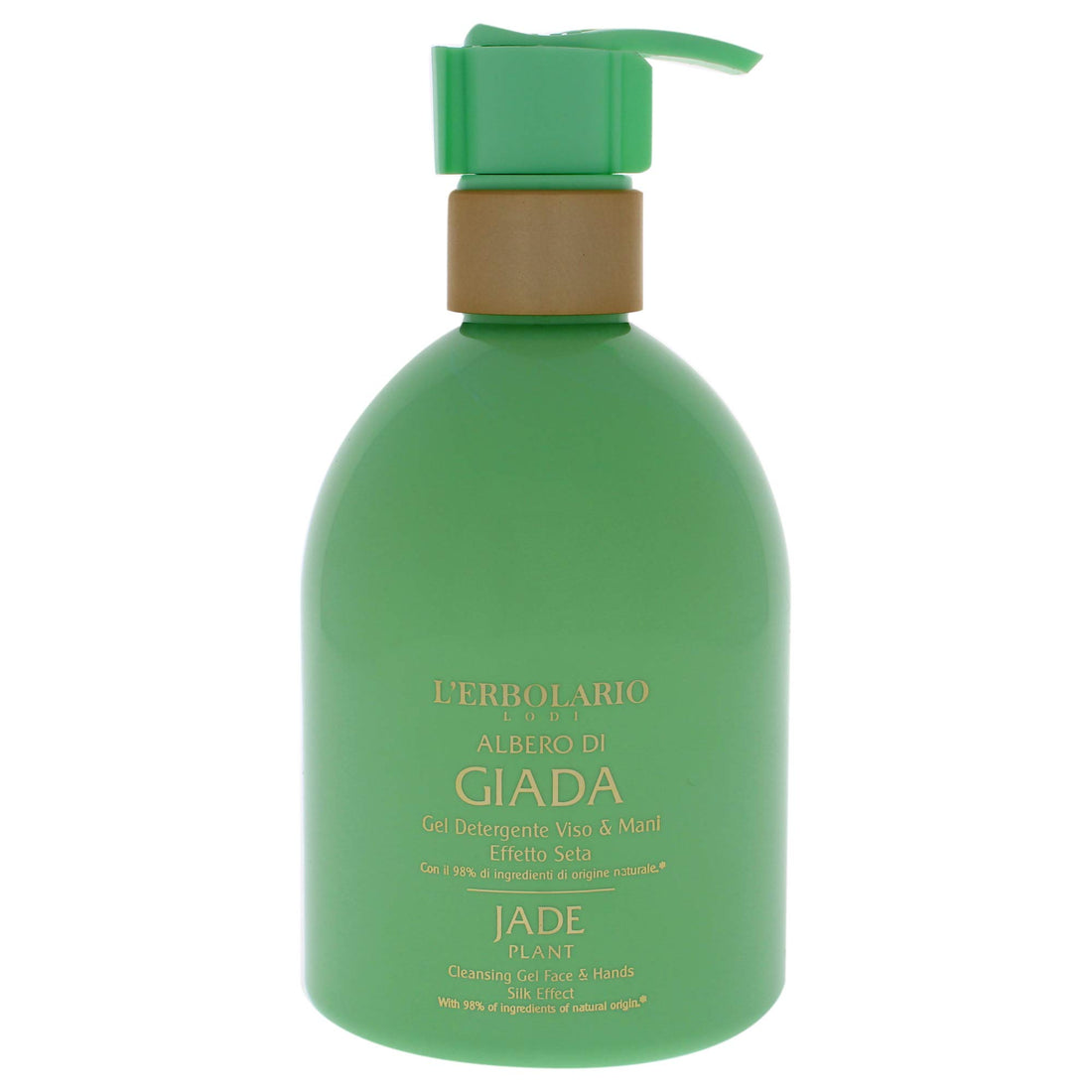 L'Erbolario Jade Plant Face And Hands Cleansing Gel - Floral And Citrus Fragrance - Moisturizing And Softening Properties - Silky Effect - Leaves Your Skin Revitalized And Clean - 9.4 Oz Body Wash
