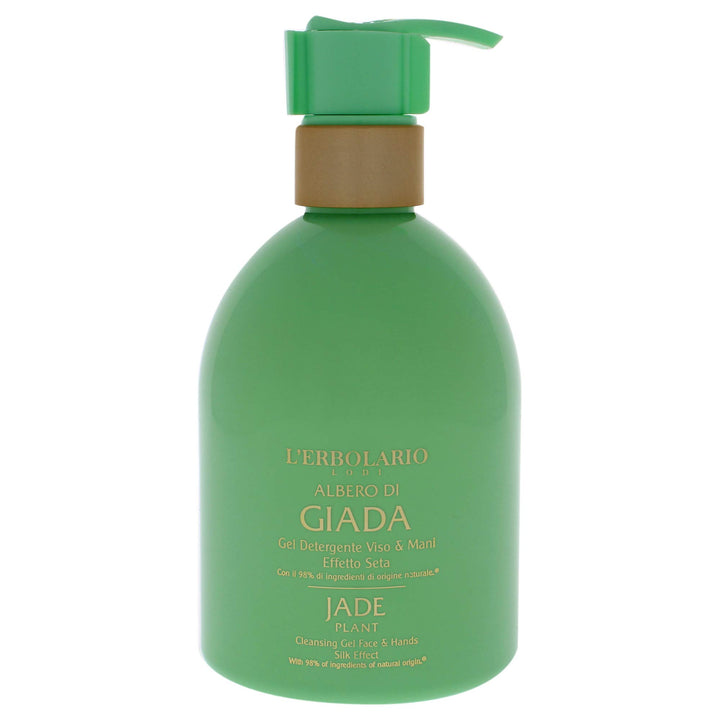 L'Erbolario Jade Plant Face And Hands Cleansing Gel - Floral And Citrus Fragrance - Moisturizing And Softening Properties - Silky Effect - Leaves Your Skin Revitalized And Clean - 9.4 Oz Body Wash