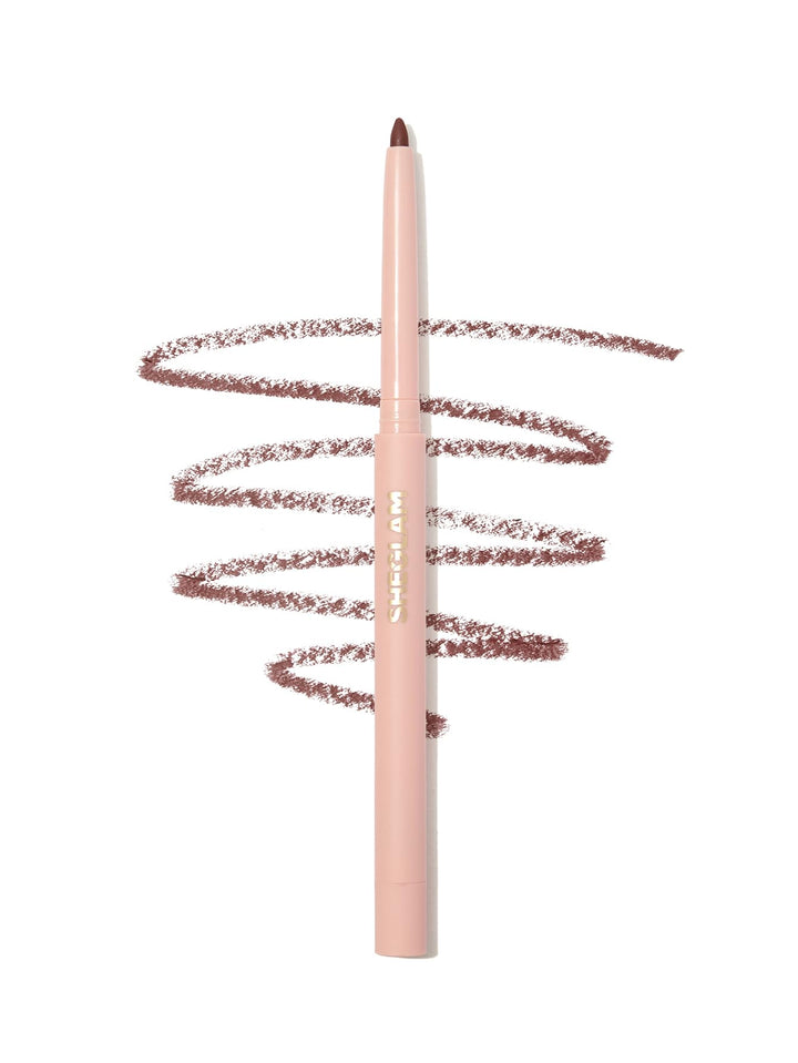 SHEGLAM Lip Liner Creamy Matte Pencil High Pigment Not Easy to Fade Silky Smooth Matte Contour Tint Lip Makeup-But First,Coffee