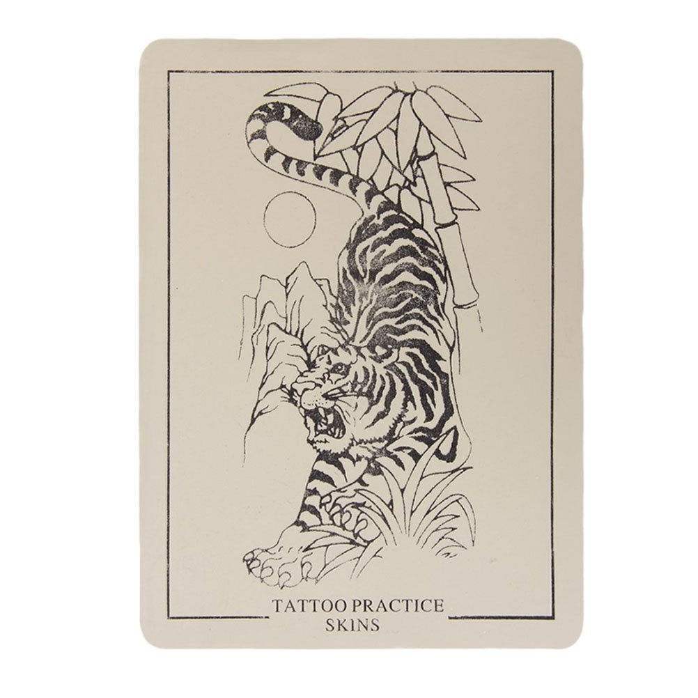 ROSENICE Patterned Tattoo Temporary Tattoos Stickers Practice Skin for Beginner 20x15CM - 5 Sheet