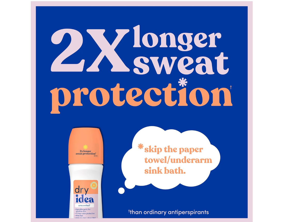 Dry Idea R/O Unscented Size 3.25z Dry Idea Unscented Antiperspirant Deodorant