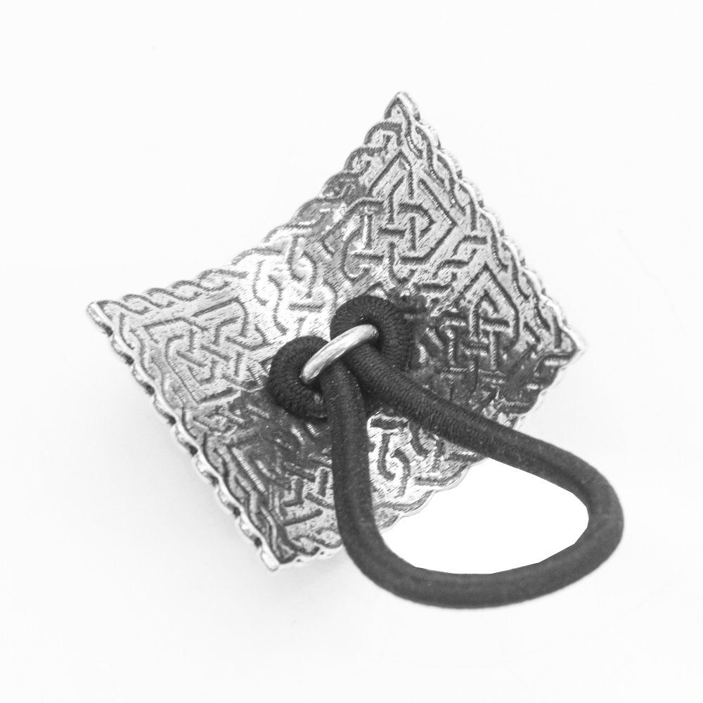Ponytail Holder | Hair Accessory | Square Celtic