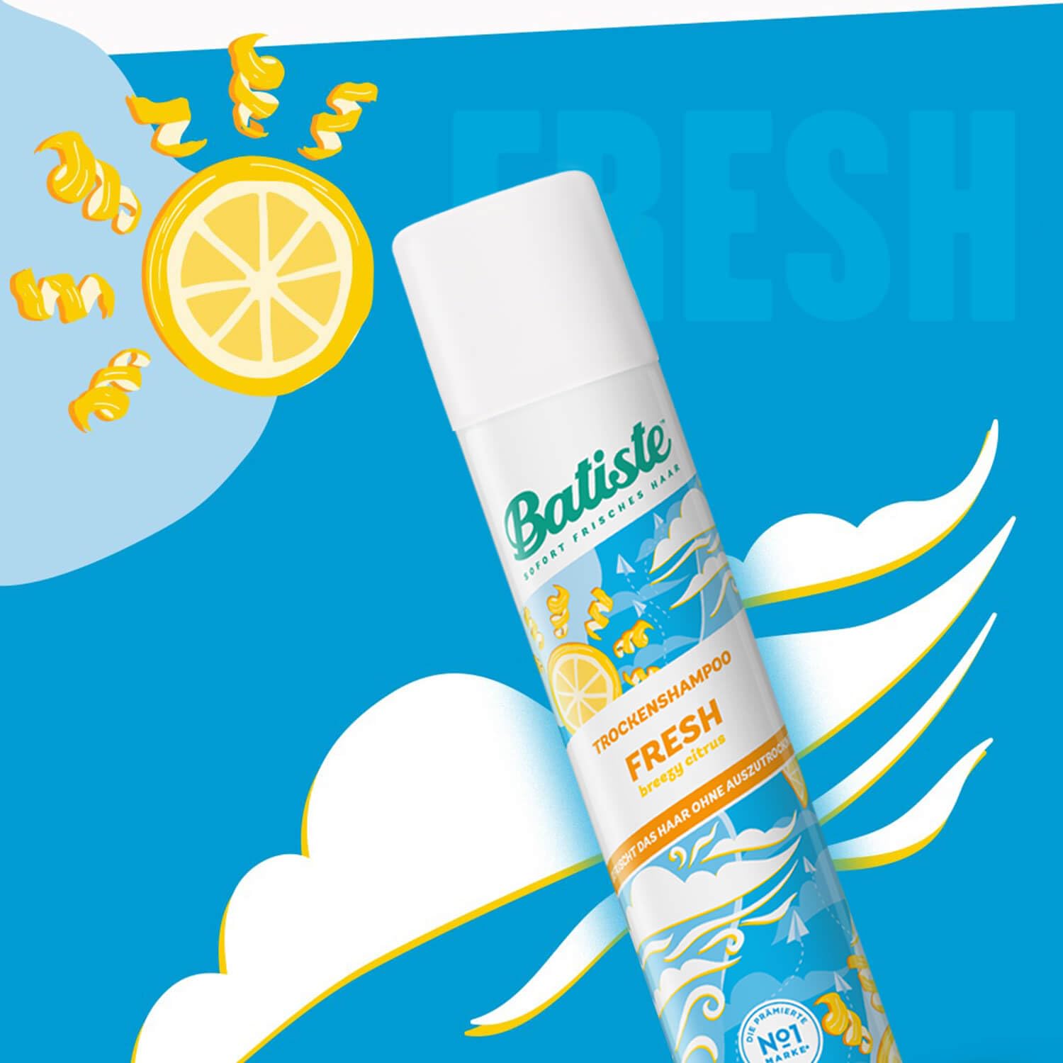 Batiste Dry Shampoo, Fresh Fragrance, 4.23 OZ- Packaging May Vary