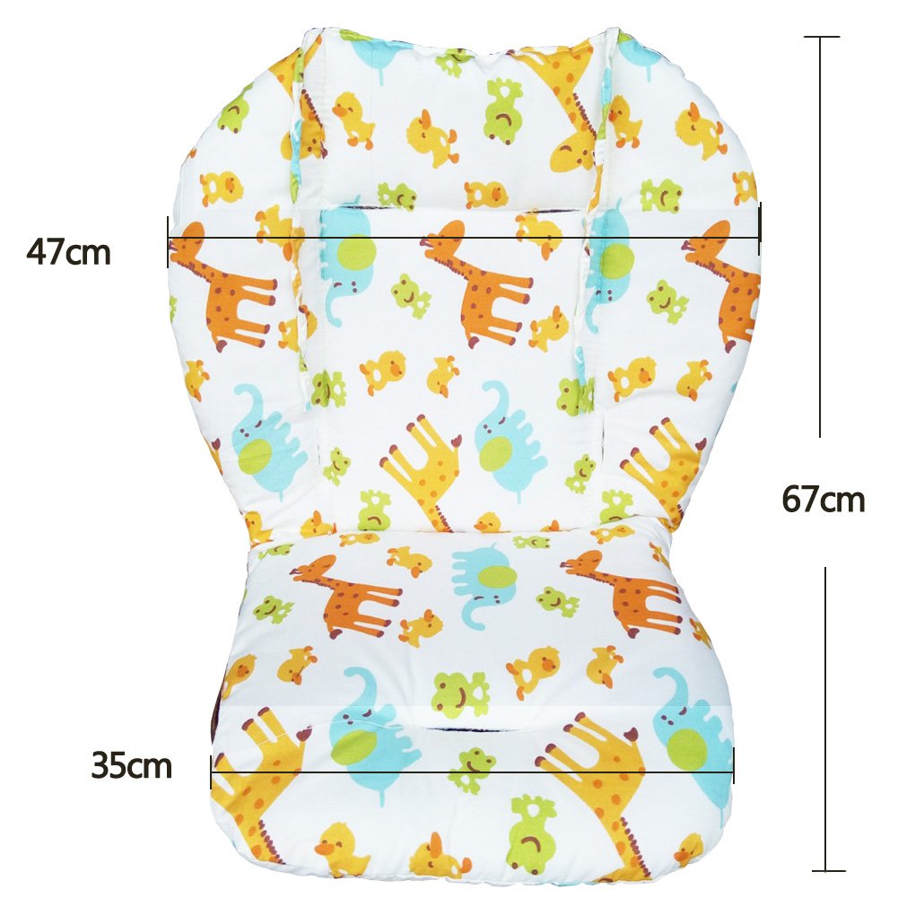 High Chair Pad,high Chair Cushion/seat Cushion/breathable Pad,soft and Comfortable,light and Breathable,cute Patterns,make The Baby More Comfortable(animal Pattern)