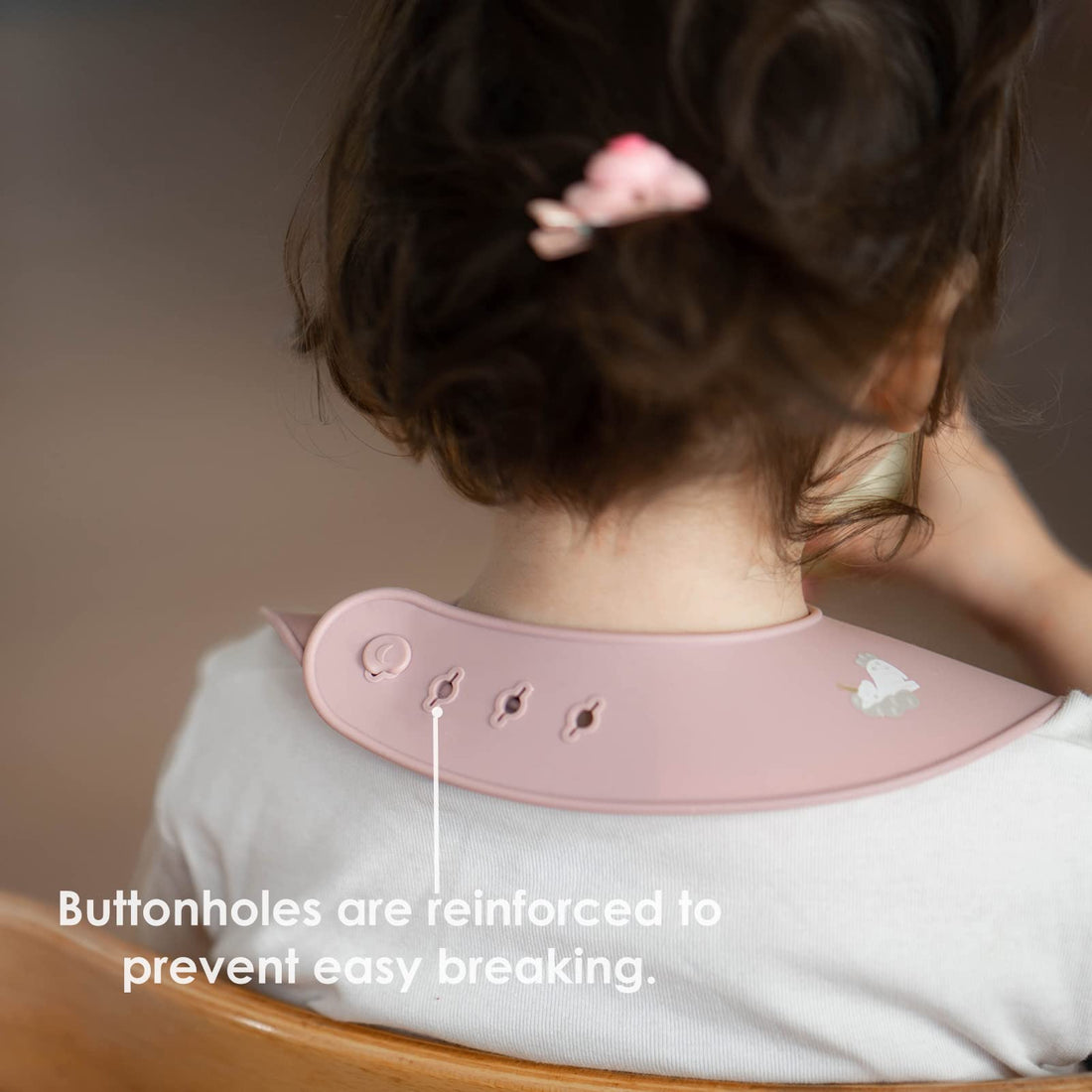 ROCCED Baby Silicone Bibs 2 Sets Baby Bibs with Food Catcher for Girls Boys Toddlers BPA Free Waterproof Soft Durable Adjustable for Babies-Shifting Sand/Pale Mauve