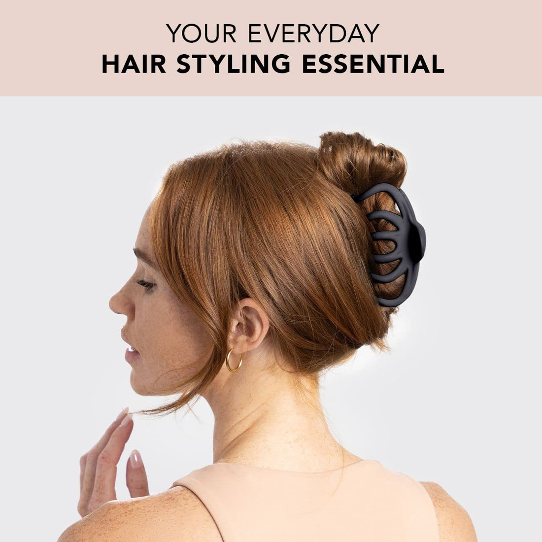 Kitsch Octopus Claw Clips for Women - Cute & Stylish Hair Clips for Everyday Use, Octopus Claw Clip for Thick Hair - Black & Tortoise, 2pcs