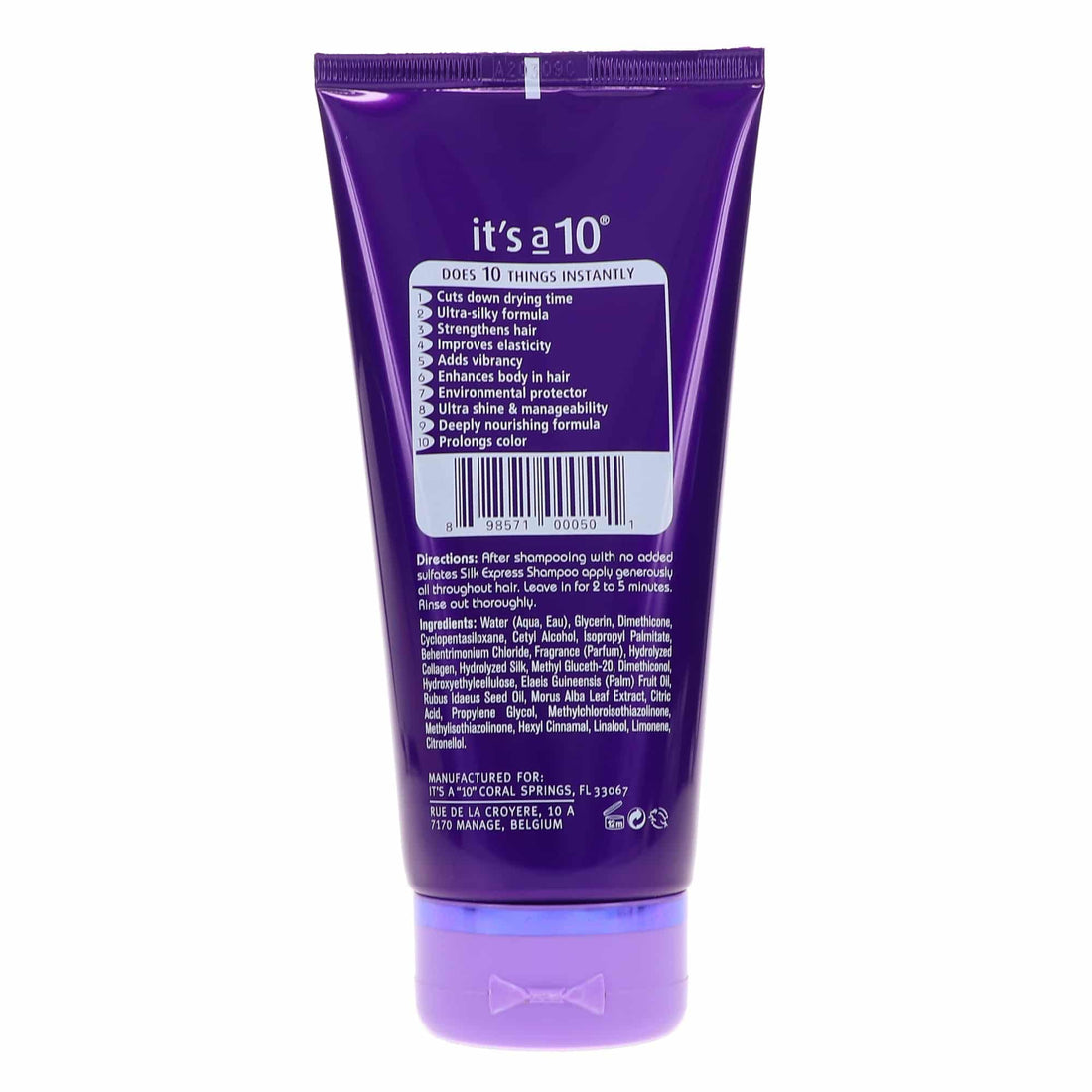 it's a 10 Silk Express Miracle Silk Conditioner 5 fl oz (148 ml)