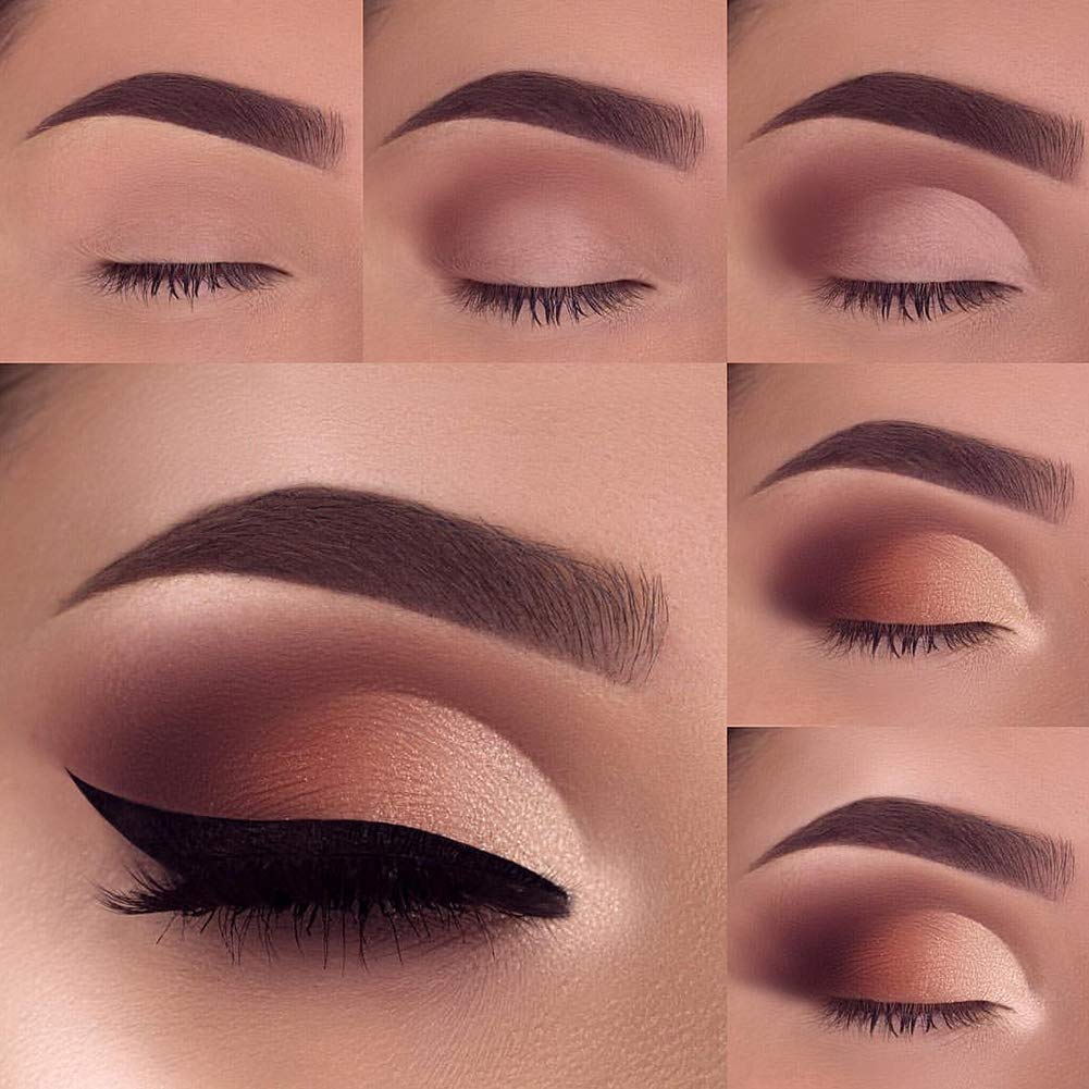 EIGSHOW Classic Serial Eyeshadow Brush, FLAT SHADER, Made with Recycled and Sustainable Materials, Premium Quality Synthetic Dense Bristles, Copper Ferrule, Recycled Packaging, Cruelty Free, E801